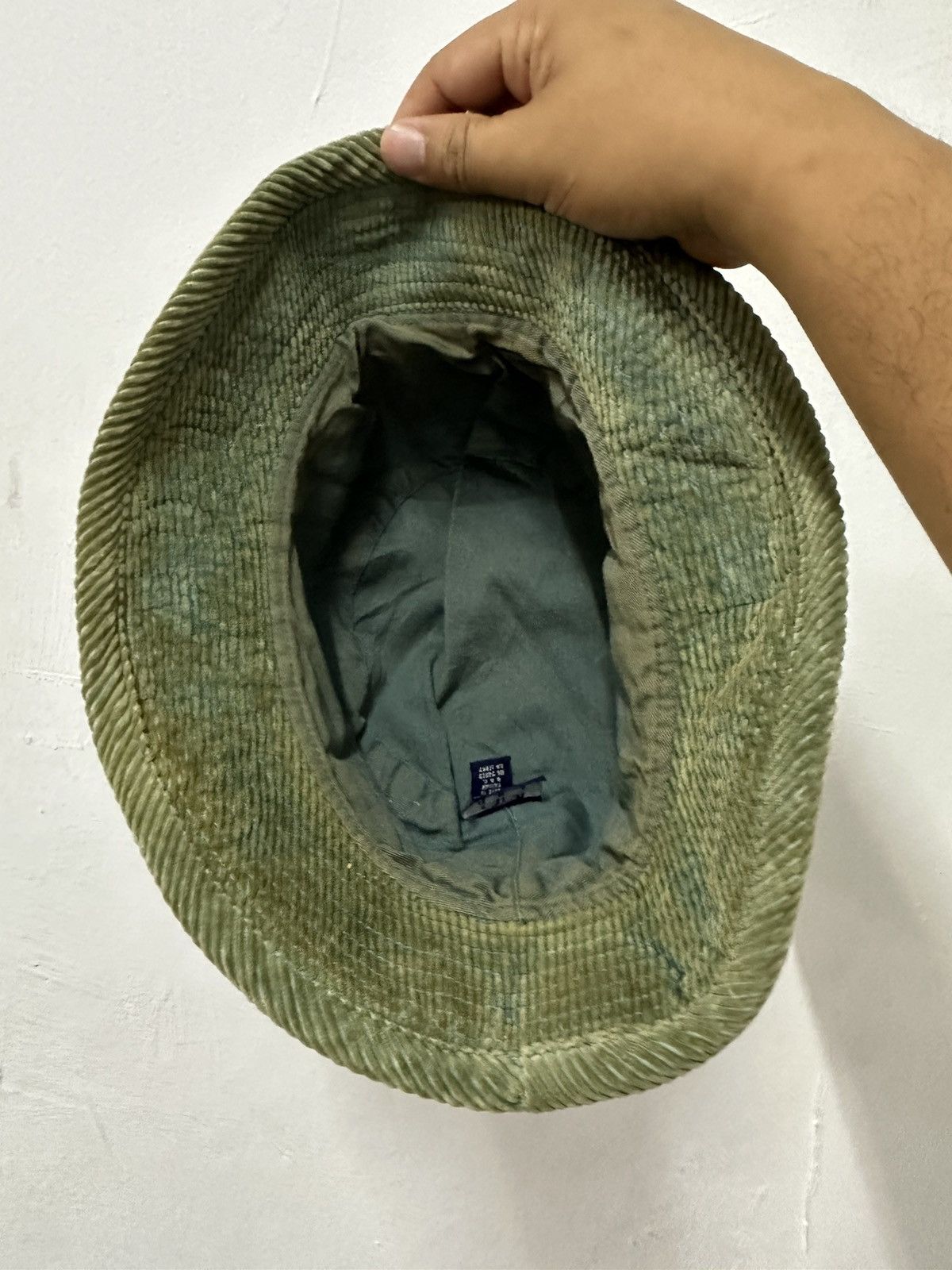 Gap VTG “Cyberpunk" Faded Style Gap Corduroy Bucket Hat Size ONE SIZE - 5 Thumbnail