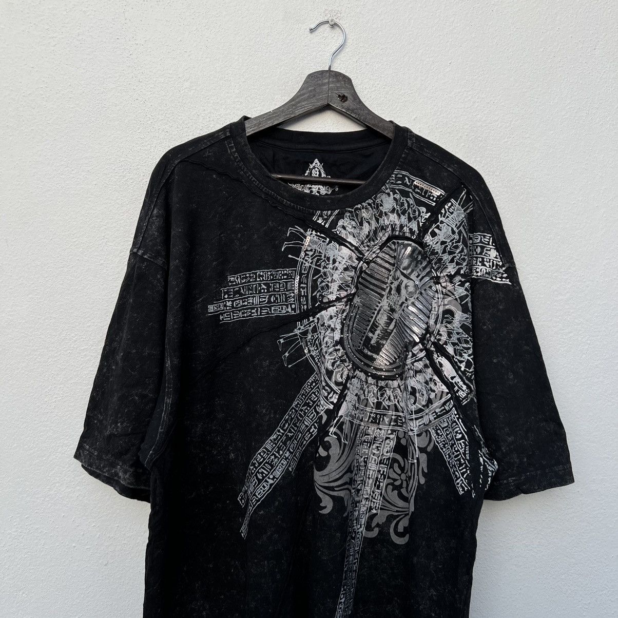 Japanese Brand RARE TEE BIG LOGO BIG SIZE INSPIRED BY CHROME HEARTS STYLE Size US XXL / EU 58 / 5 - 3 Thumbnail