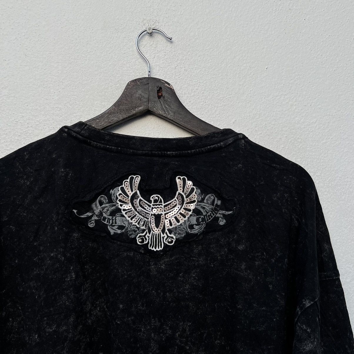Japanese Brand RARE TEE BIG LOGO BIG SIZE INSPIRED BY CHROME HEARTS STYLE Size US XXL / EU 58 / 5 - 9 Thumbnail