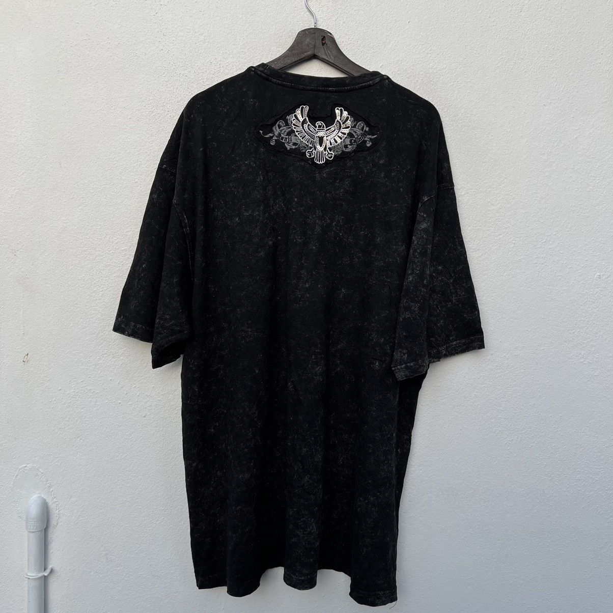 Japanese Brand RARE TEE BIG LOGO BIG SIZE INSPIRED BY CHROME HEARTS STYLE Size US XXL / EU 58 / 5 - 7 Thumbnail