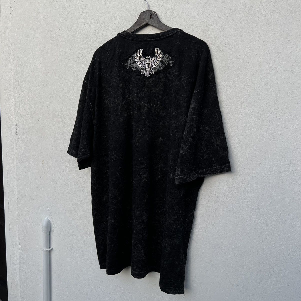 Japanese Brand RARE TEE BIG LOGO BIG SIZE INSPIRED BY CHROME HEARTS STYLE Size US XXL / EU 58 / 5 - 8 Thumbnail