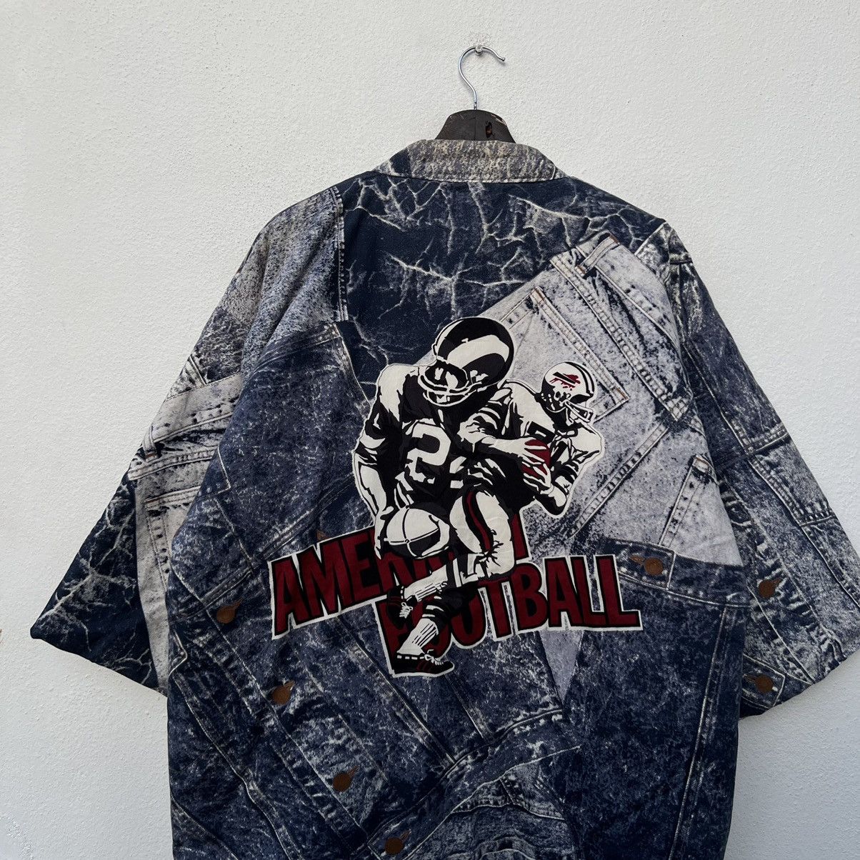 Japanese Brand VINTAGE KIMONO JAPAN BIG LOGO AMERICAN FOOTBALL Size US M / EU 48-50 / 2 - 9 Thumbnail