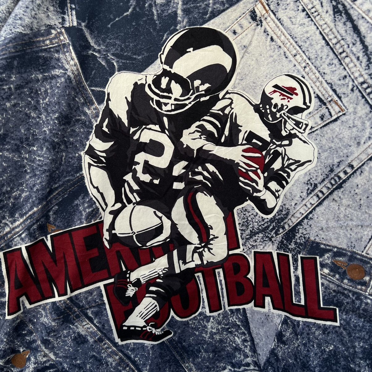 Japanese Brand VINTAGE KIMONO JAPAN BIG LOGO AMERICAN FOOTBALL Size US M / EU 48-50 / 2 - 12 Thumbnail