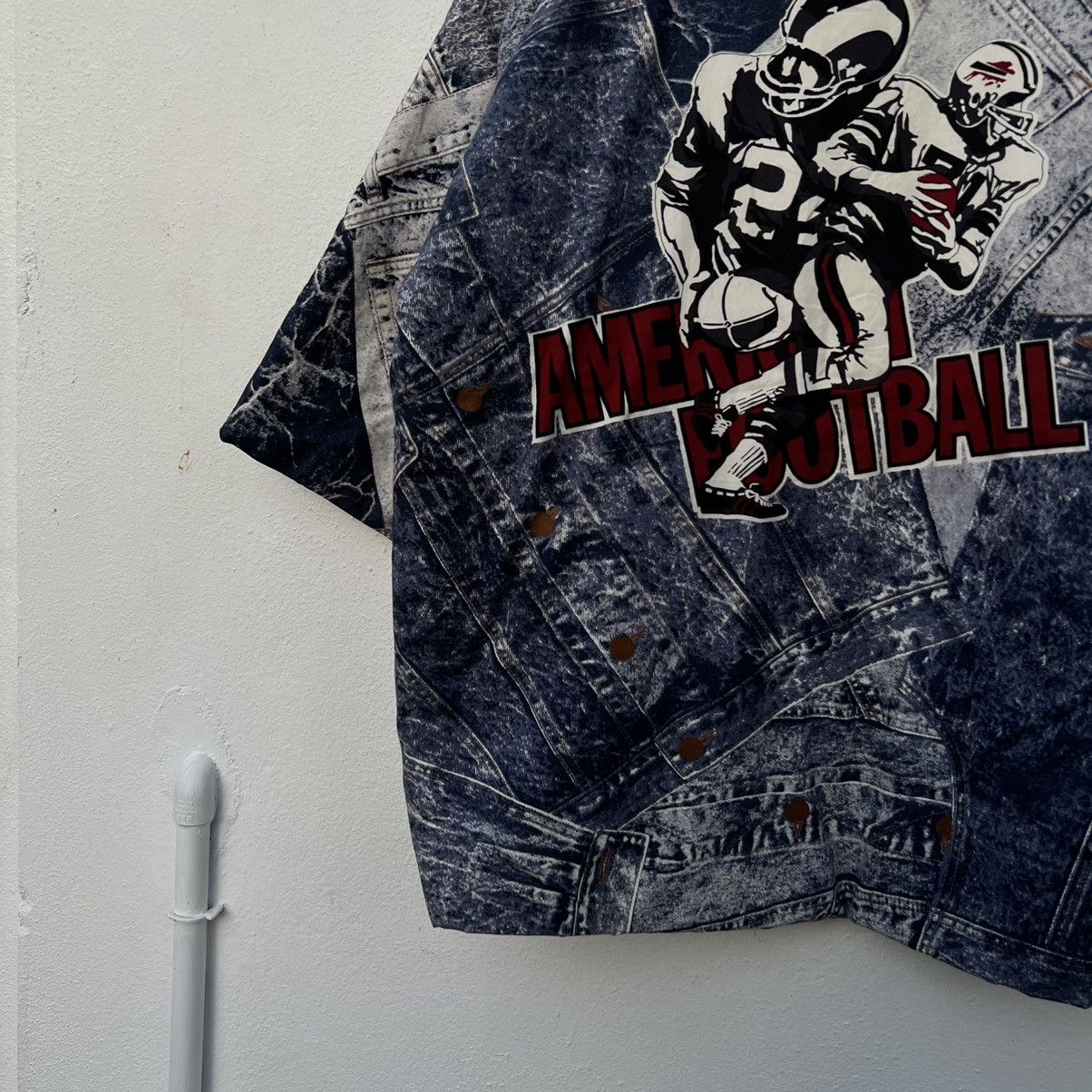 Japanese Brand VINTAGE KIMONO JAPAN BIG LOGO AMERICAN FOOTBALL Size US M / EU 48-50 / 2 - 10 Thumbnail