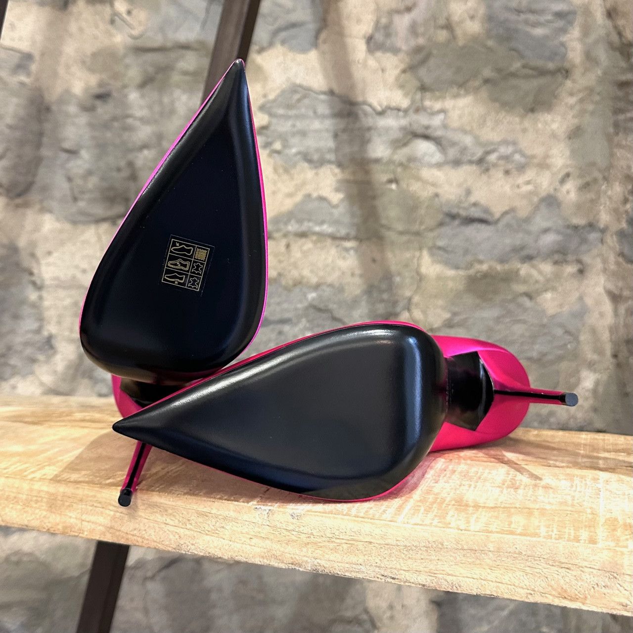 Saint Laurent Paris Saint Laurent Hot Pink Satin Marylin 110 Pumps Size US 11 / IT 41 - 6 Thumbnail