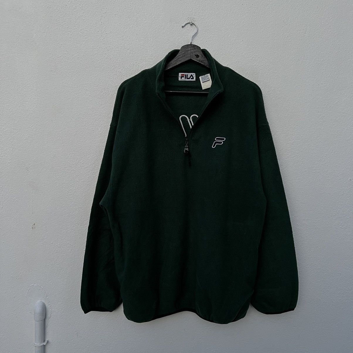Japanese Brand RARE FLEECE SHERPA JACKET FILA BIG LOGO Size US M / EU 48-50 / 2 - 9 Thumbnail