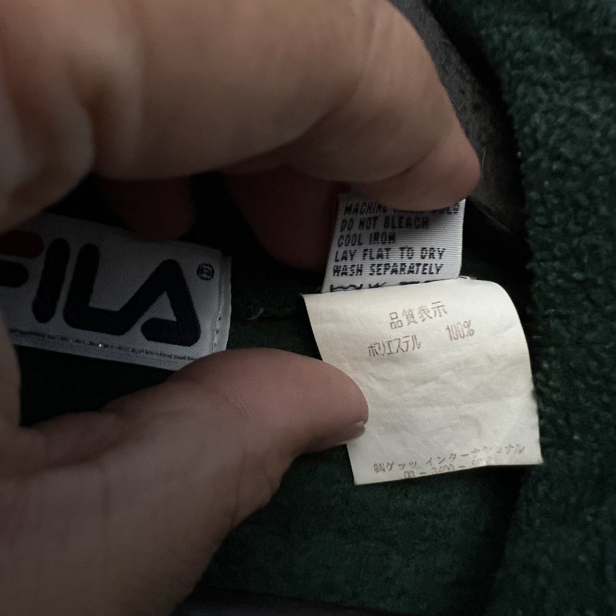 Japanese Brand RARE FLEECE SHERPA JACKET FILA BIG LOGO Size US M / EU 48-50 / 2 - 11 Thumbnail