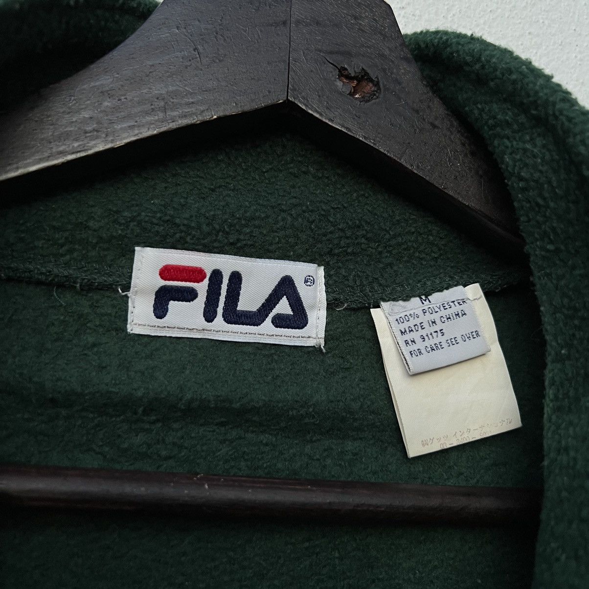 Japanese Brand RARE FLEECE SHERPA JACKET FILA BIG LOGO Size US M / EU 48-50 / 2 - 10 Thumbnail