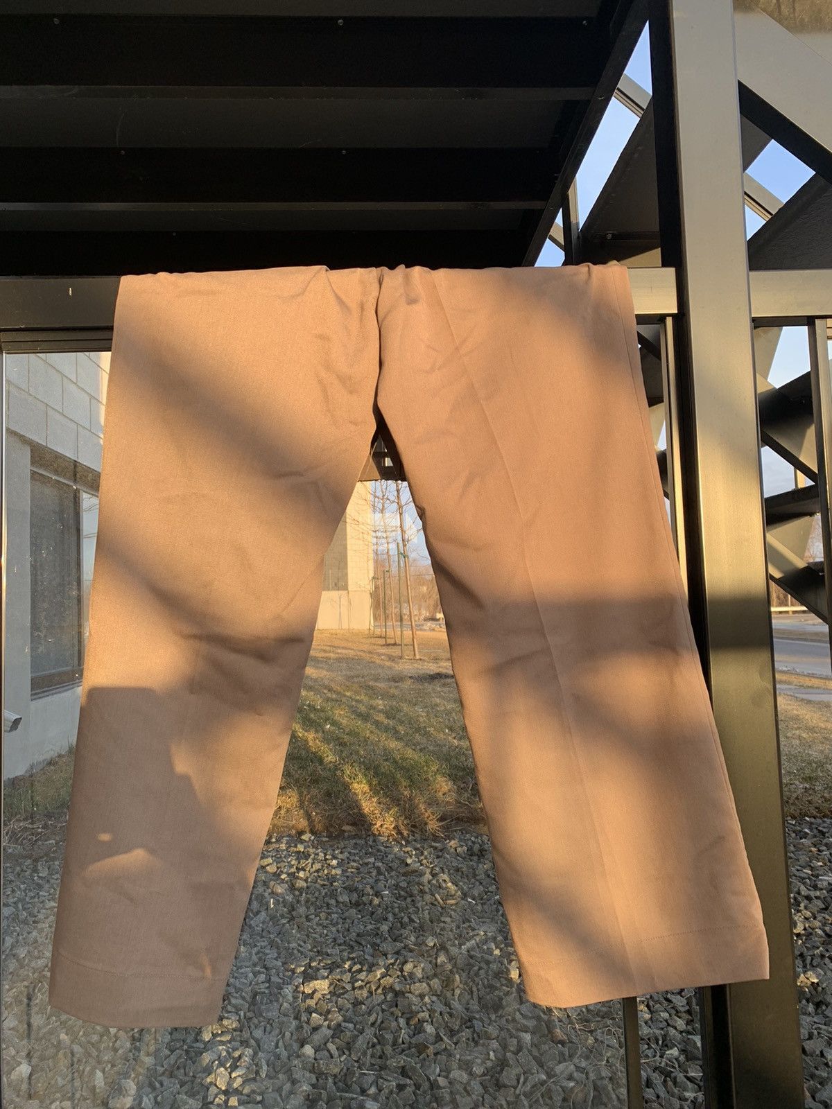 Olive Wide Single Pleat Pants Size US 34 / EU 50 - 7 Thumbnail