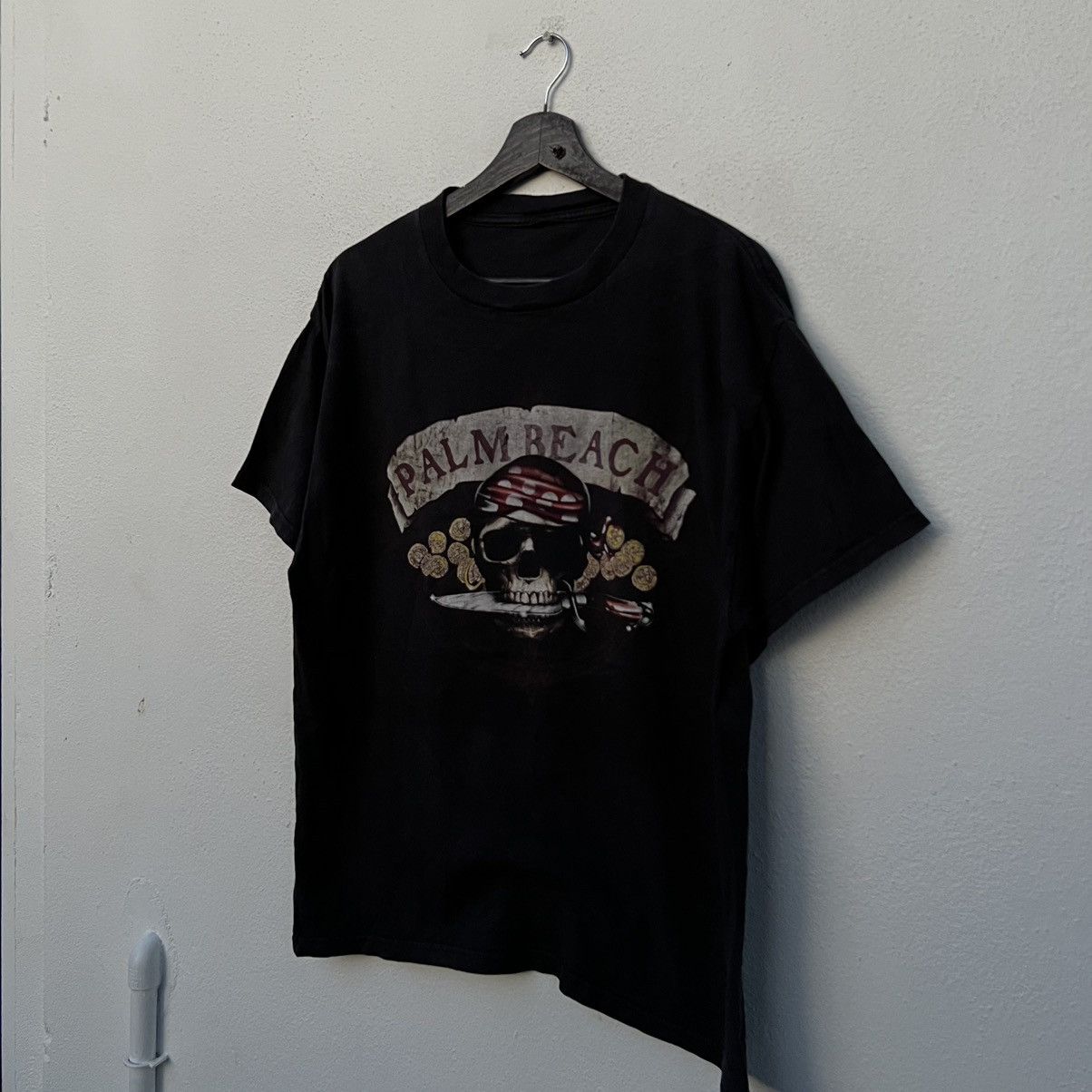 Japanese Brand VINTAGE PALM BEACH BIG LOGO TEE RARE DESIGN Size US M / EU 48-50 / 2 - 2 Thumbnail