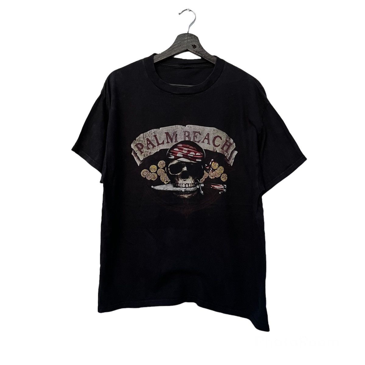 Japanese Brand VINTAGE PALM BEACH BIG LOGO TEE RARE DESIGN Size US M / EU 48-50 / 2 - 1 Thumbnail