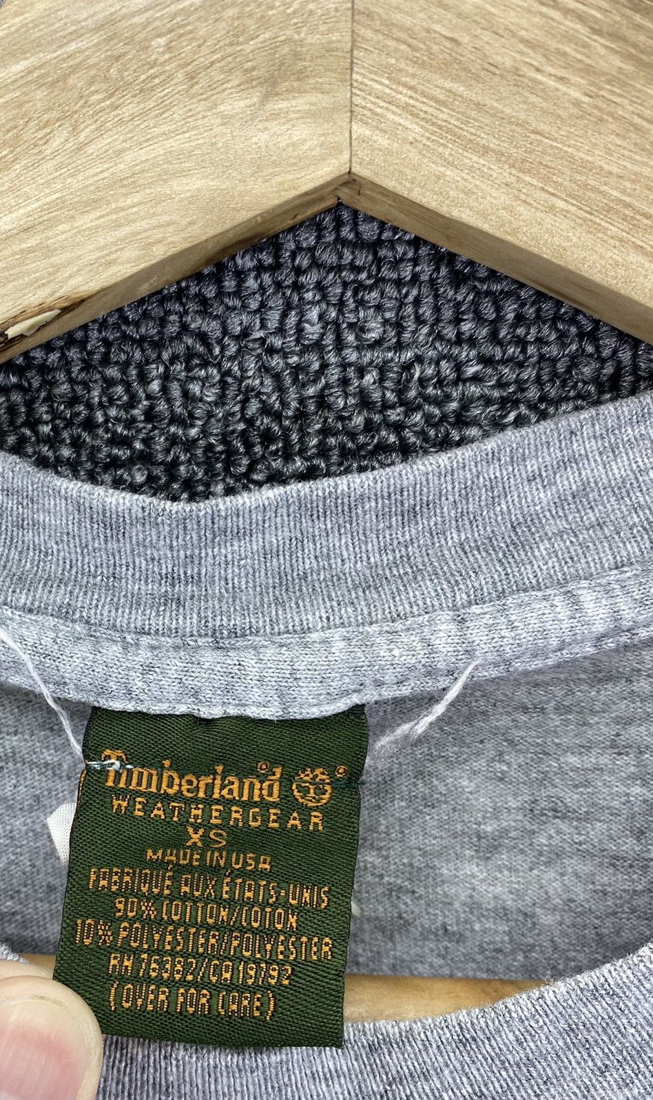 Timberland Vintage Timberland Weather Gear Big Logo Tee T Shirts Size US XS / EU 42 / 0 - 5 Thumbnail