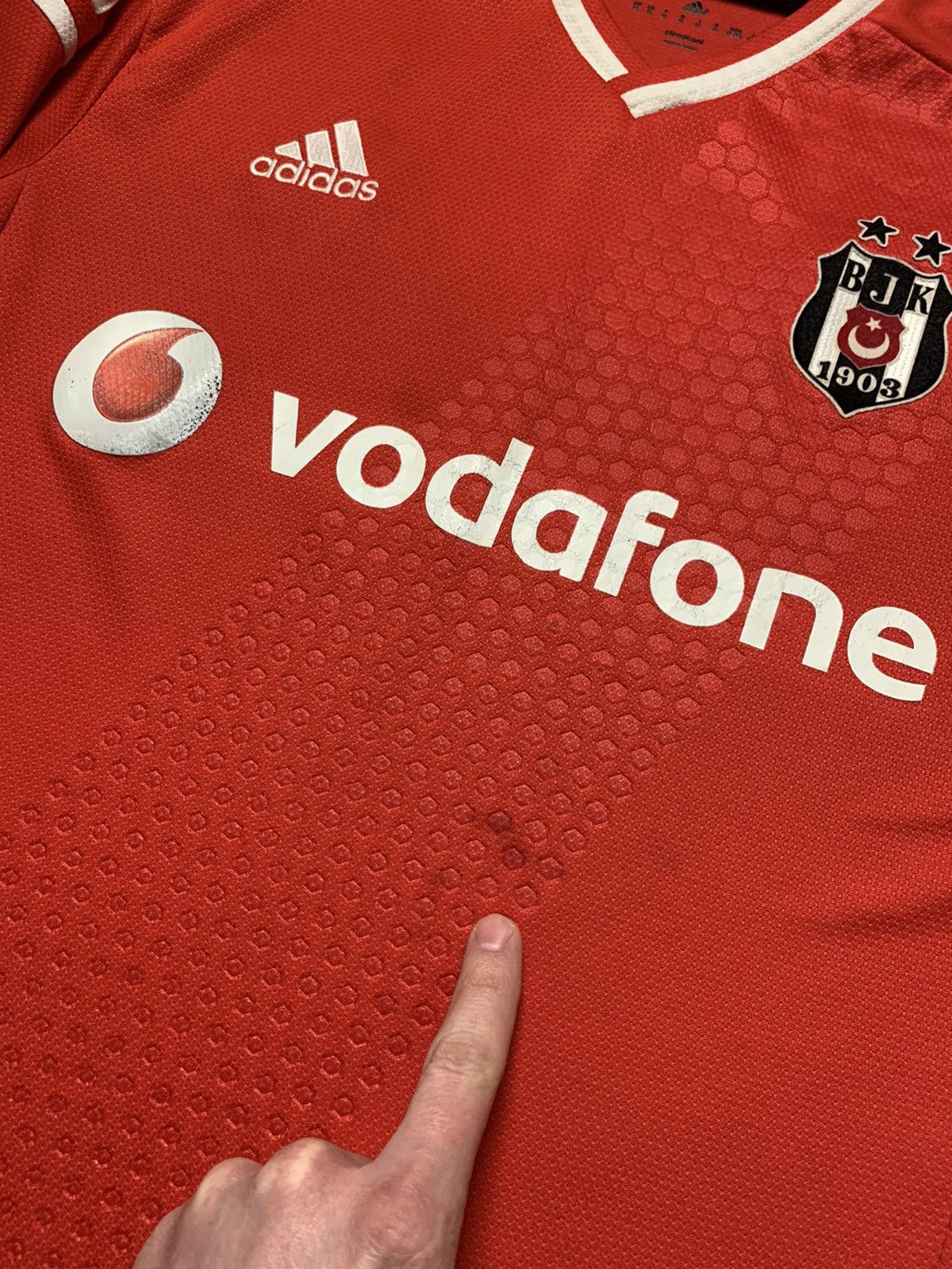 Adidas Vintage Adidas soccer jersey Besiktas Vodafone size XL Size US XL / EU 56 / 4 - 4 Thumbnail