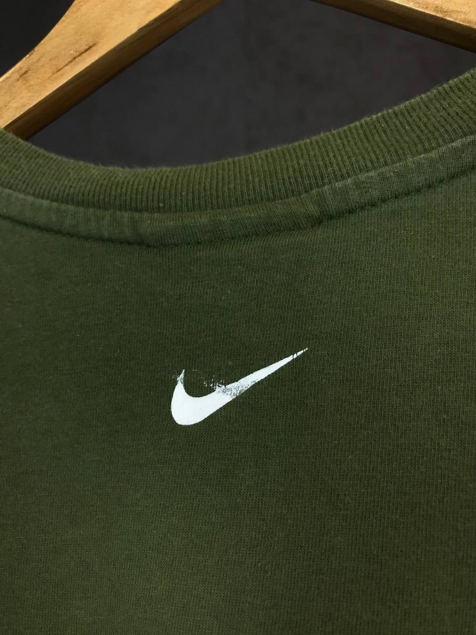 Nike × Vintage Nike swoosh streetwear vintage center logo tee Size US L / EU 52-54 / 3 - 6 Thumbnail
