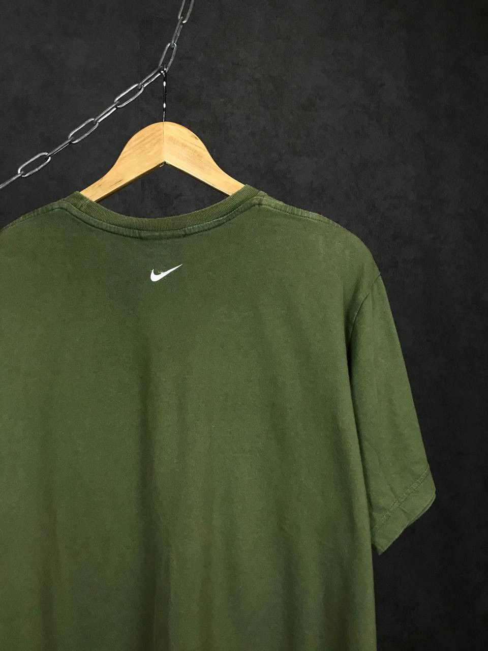 Nike × Vintage Nike swoosh streetwear vintage center logo tee Size US L / EU 52-54 / 3 - 5 Thumbnail