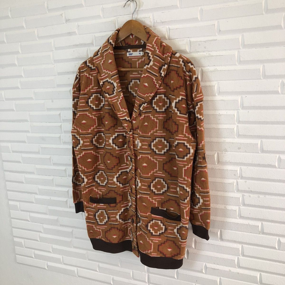 Japanese Brand VINTAGE SEVENDAYS SUNDAY NAVAJO DESIGN BUTTON JACKET Size US M / EU 48-50 / 2 - 2 Thumbnail