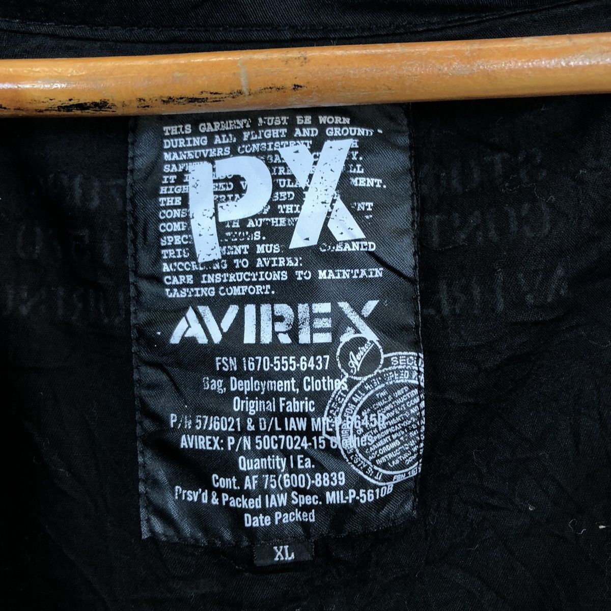 Avirex RARE BIKER PARACHUTE JACKET PX AVIREX Size US XL / EU 56 / 4 - 14 Thumbnail
