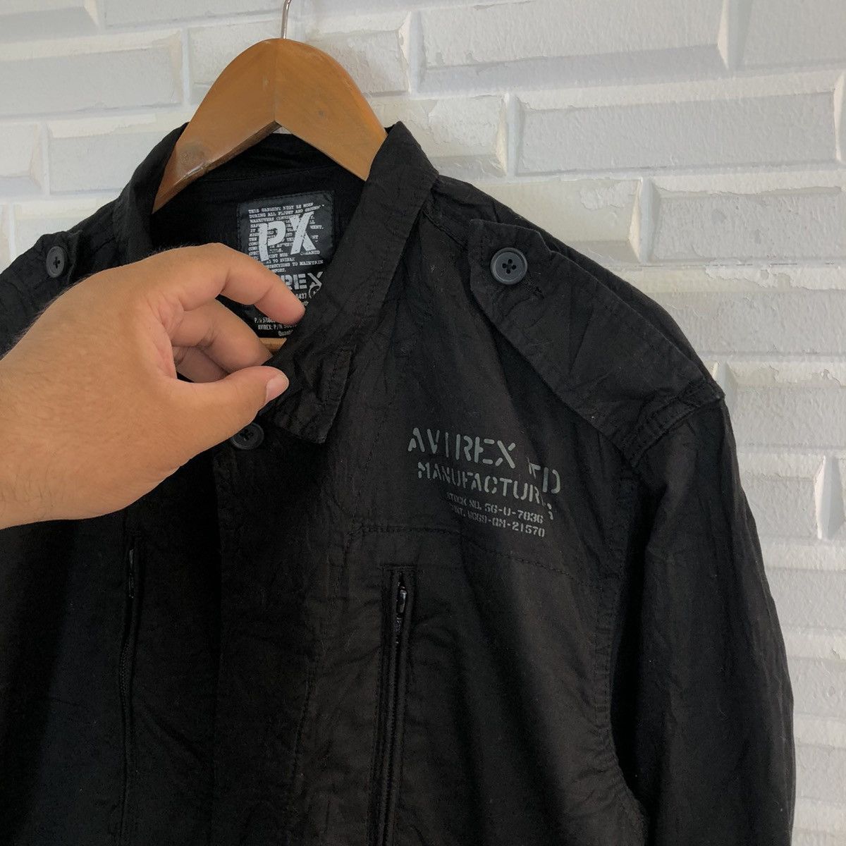 Avirex RARE BIKER PARACHUTE JACKET PX AVIREX Size US XL / EU 56 / 4 - 6 Thumbnail