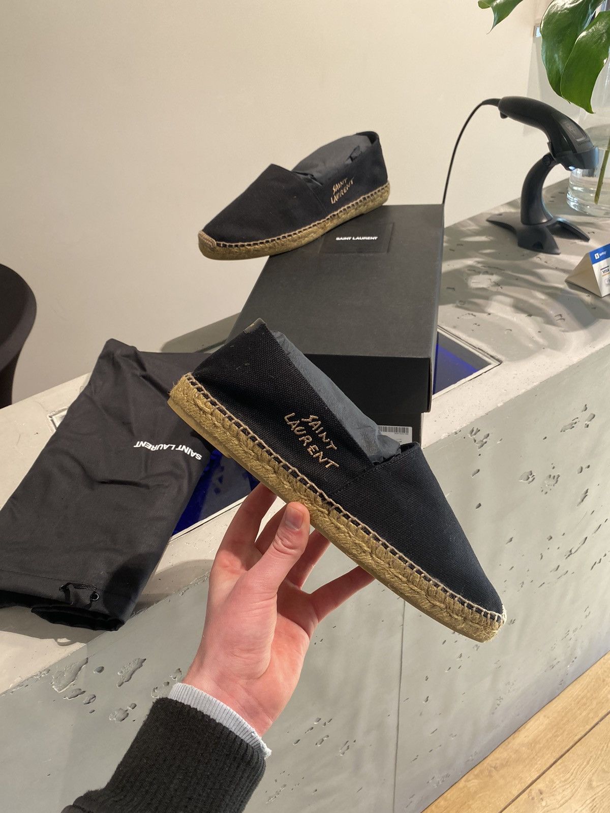 Saint Laurent Paris BNWT Saint Laurent Espadrilles Size US 13 / EU 46 - 1 Thumbnail
