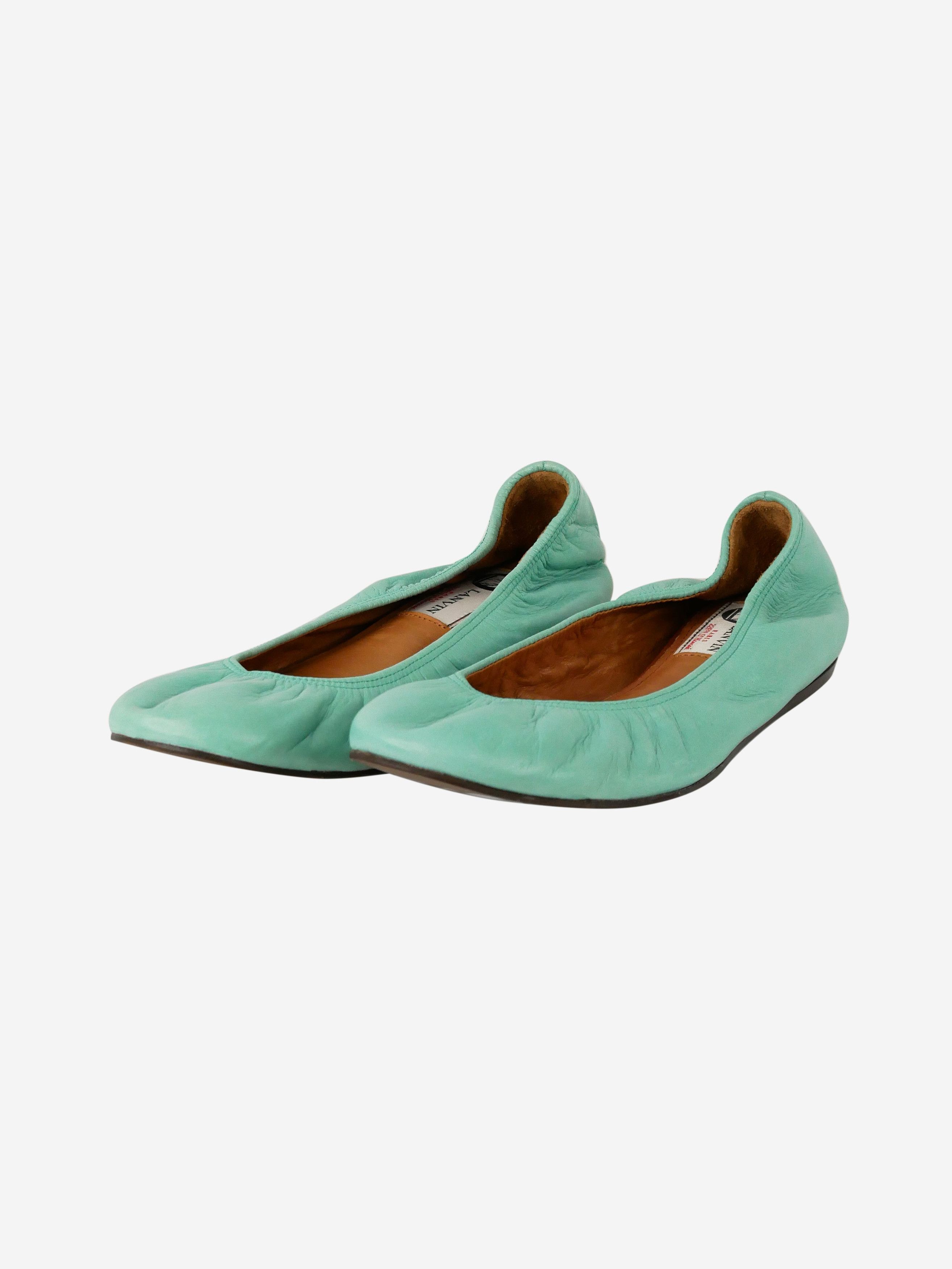 Green ballerina - size EU 38