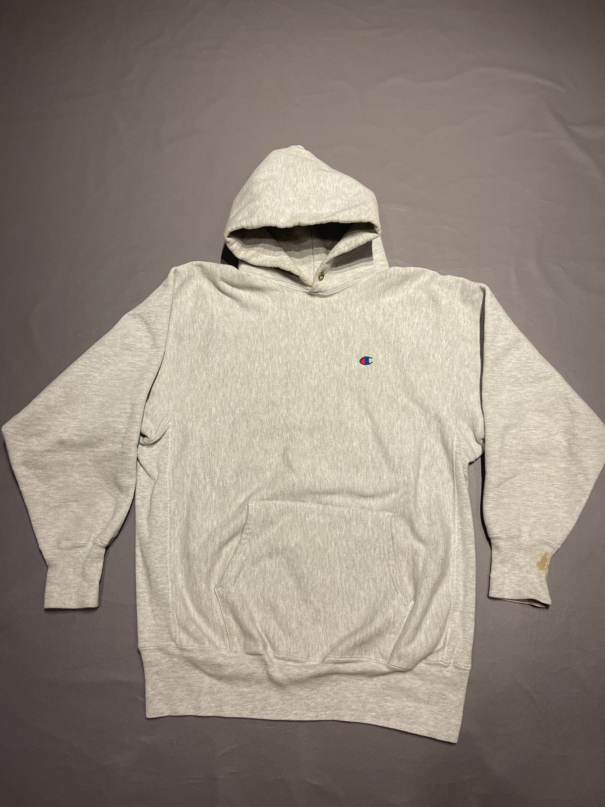 Champion × Vintage Vtg 80s/90s Champion Reverse Weave Hoodie Grey 