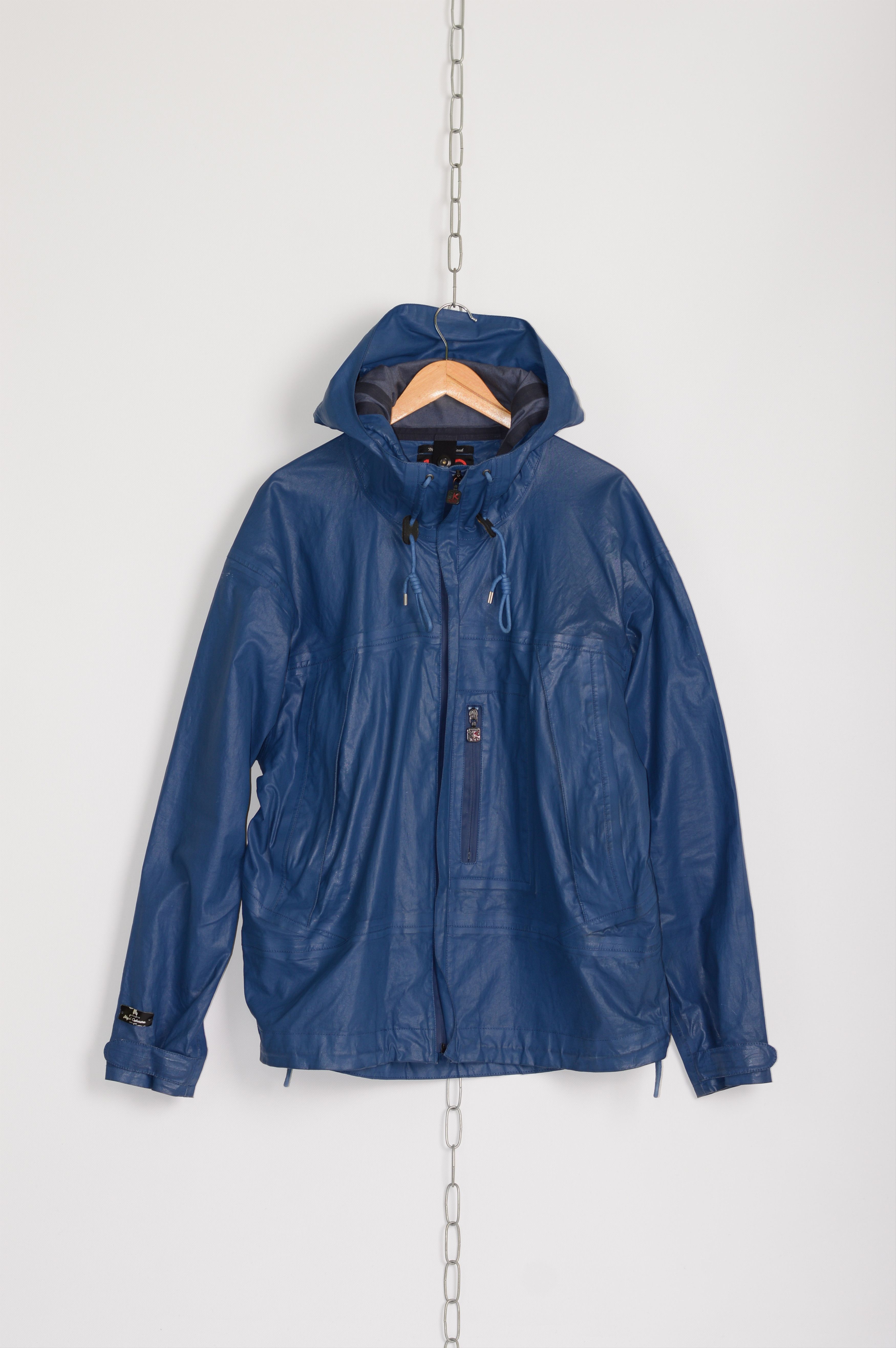 image of Karrimor x Nigel Cabourn K100 Techwear Waterproof Jacket in Blue, Men's (Size Medium)