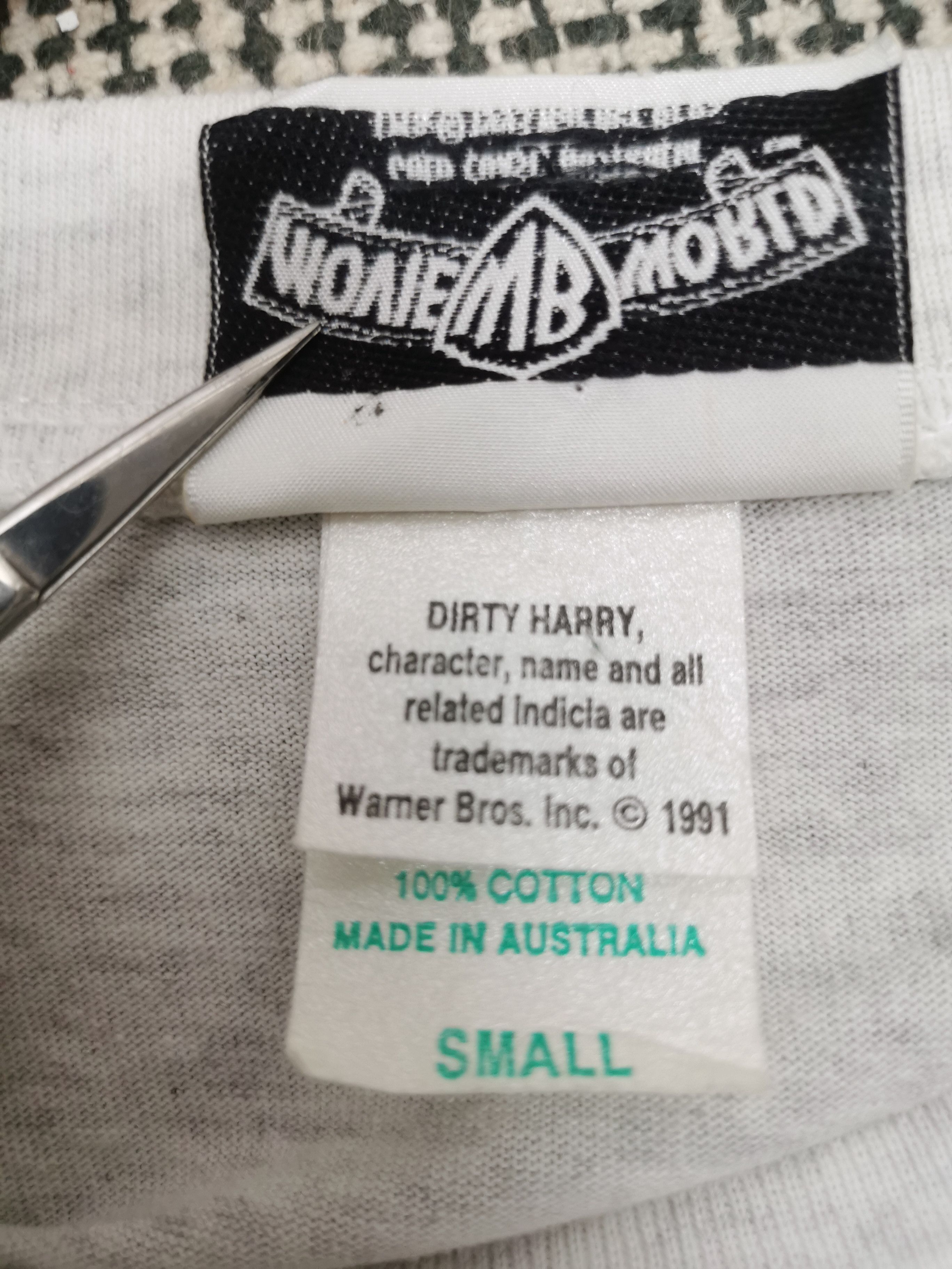 Vintage 💥RARE💥 Vintage 90's Dirty Harry Clint Eastwood Movie Tee Size US S / EU 44-46 / 1 - 6 Thumbnail
