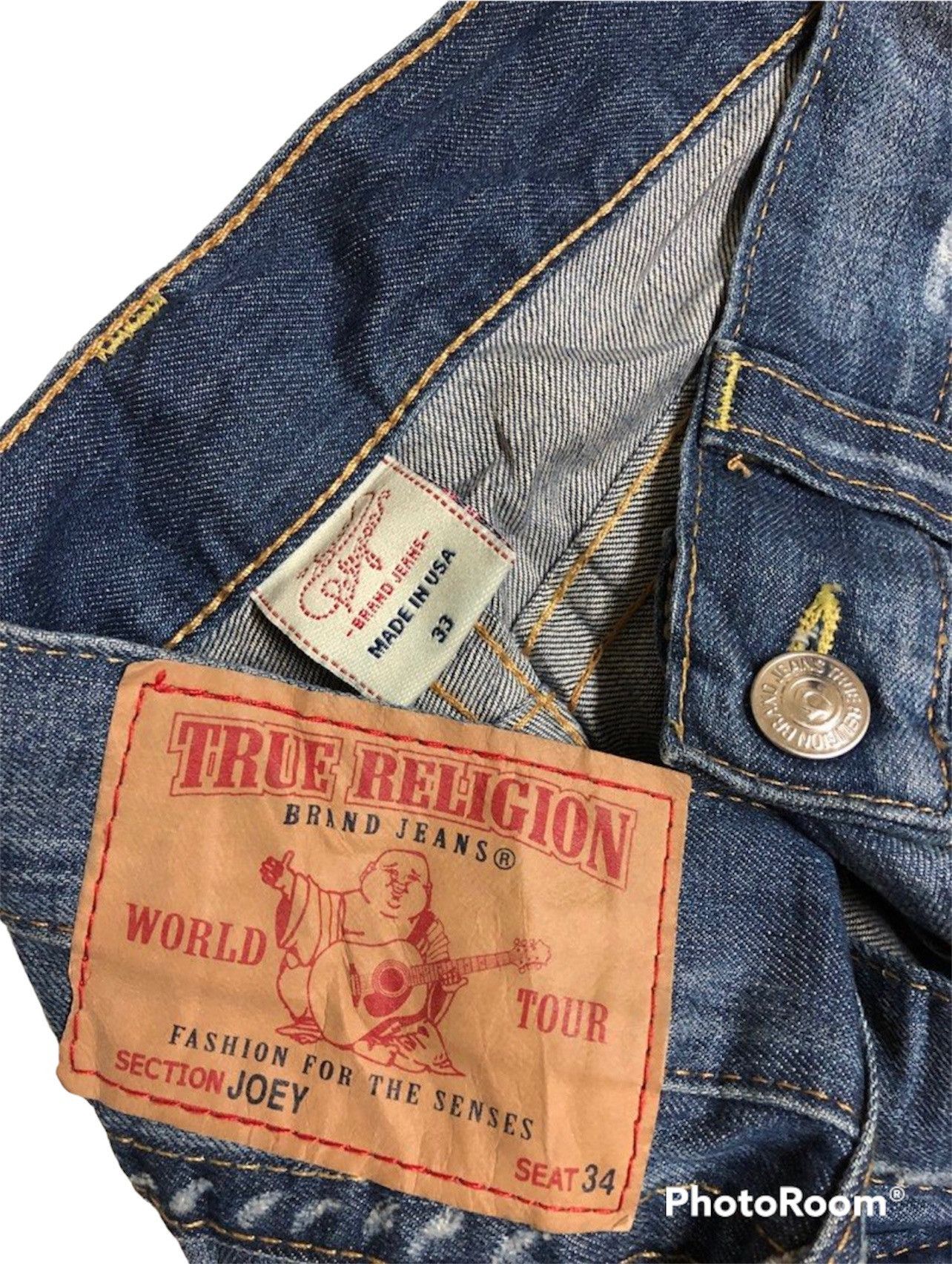True Religion × Vintage TRUE RELIGION JOEY SECTION JEANS Size US 34 / EU 50 - 5 Thumbnail