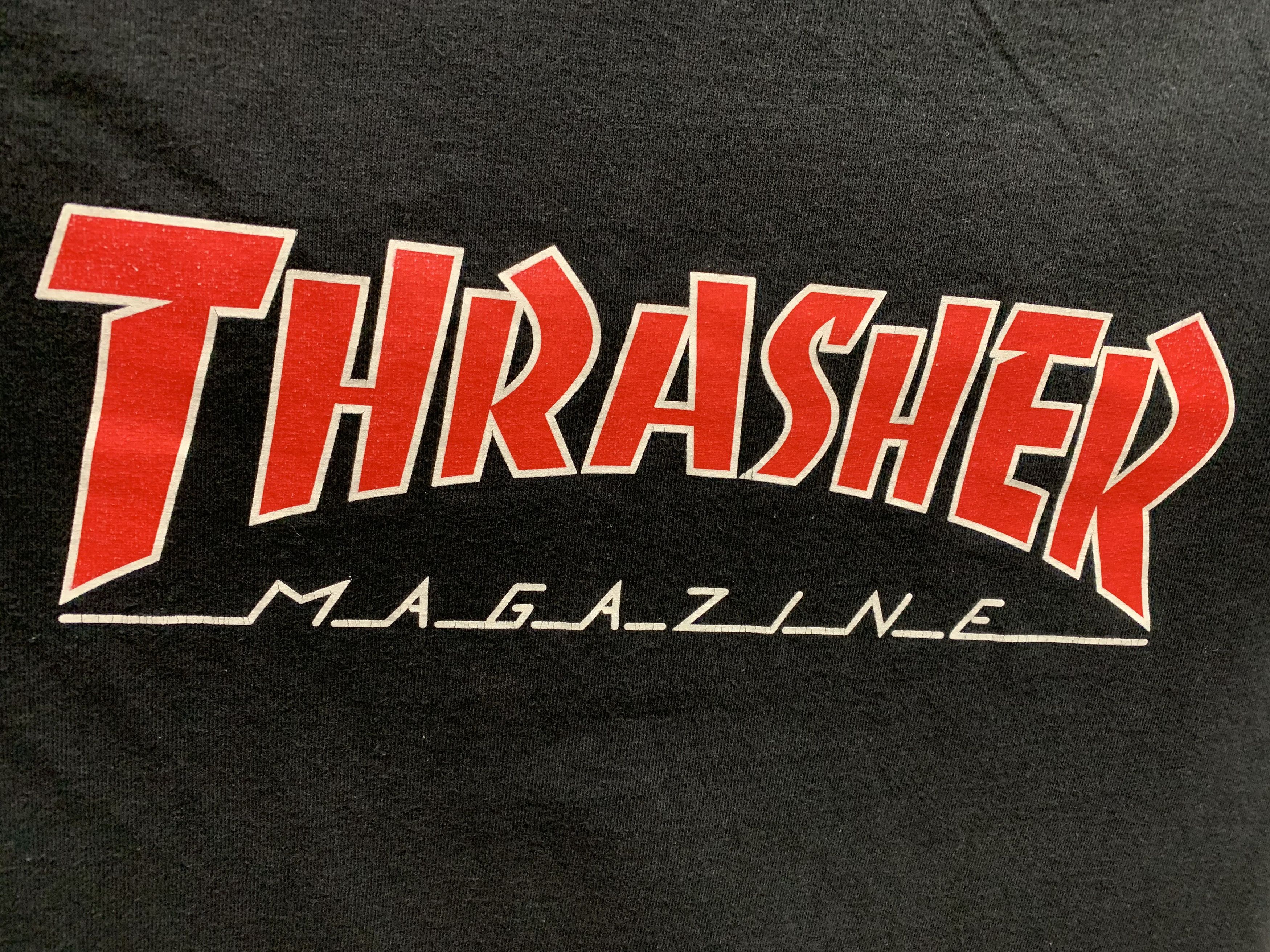 Thrasher Trasher black t-shirt S size hype streetwear Size US S / EU 44-46 / 1 - 2 Thumbnail