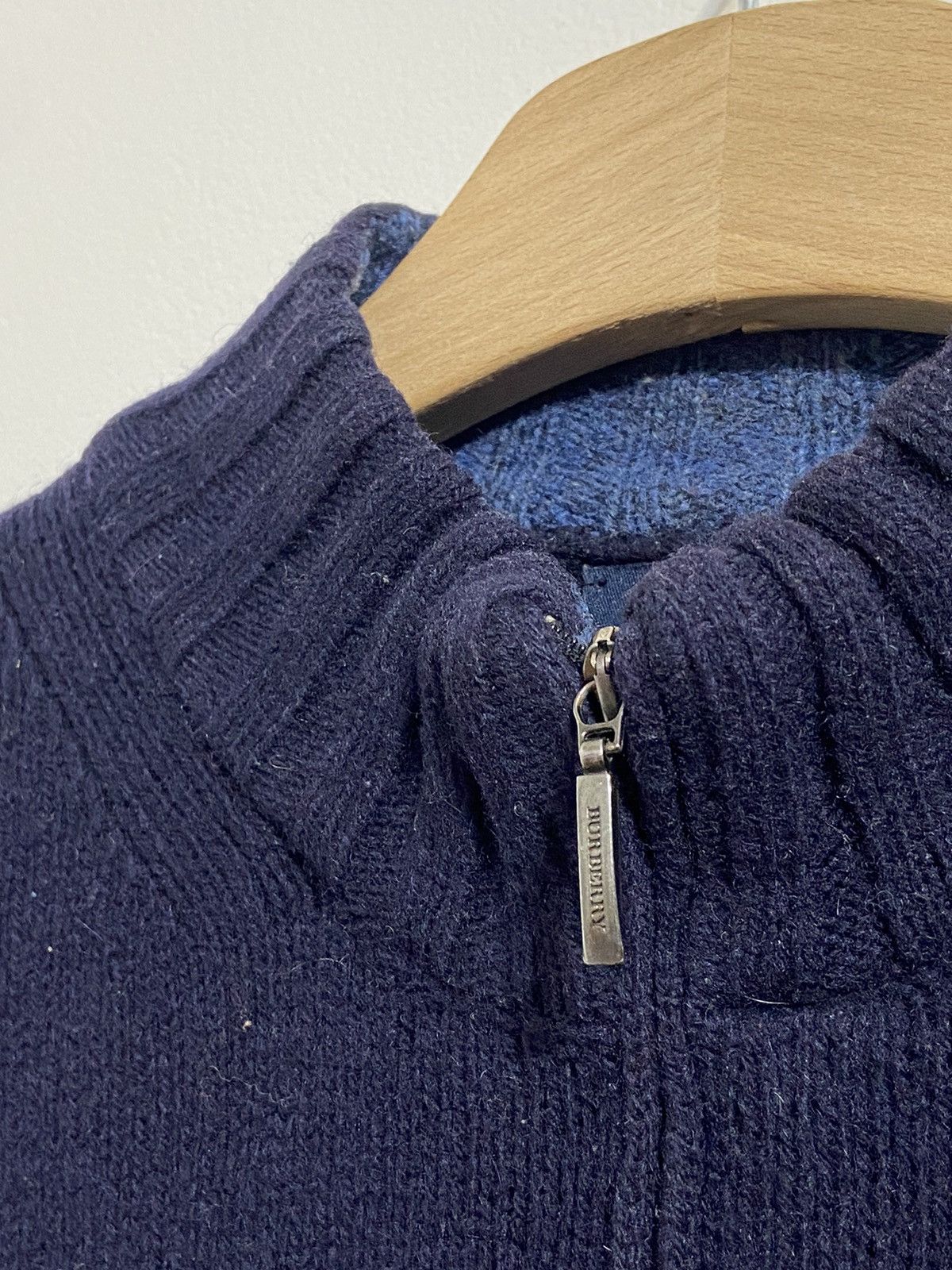 Burberry Burberry Zip Up Knitted Wool Size US L / EU 52-54 / 3 - 4 Thumbnail