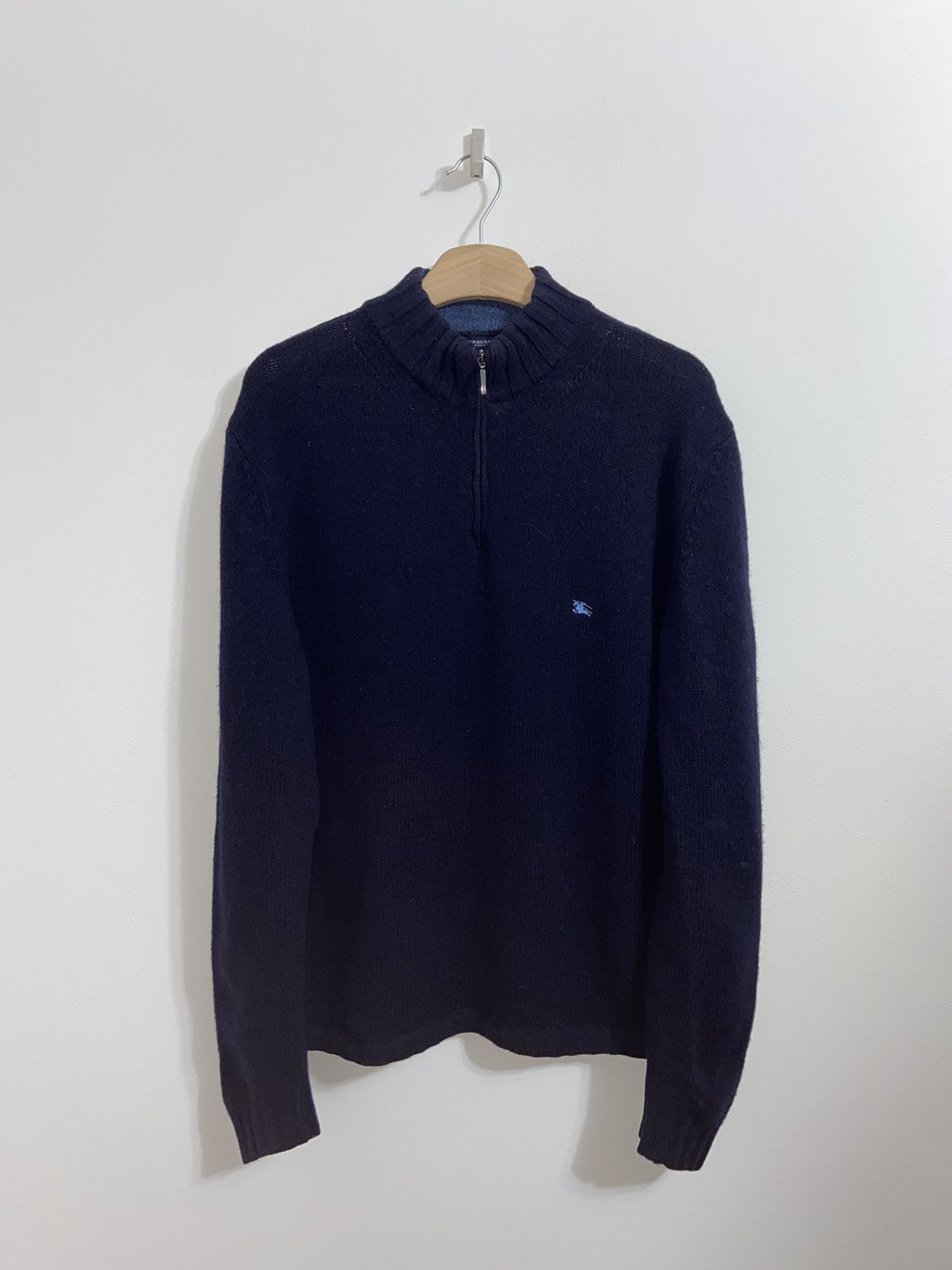 Burberry Burberry Zip Up Knitted Wool Size US L / EU 52-54 / 3 - 1 Thumbnail