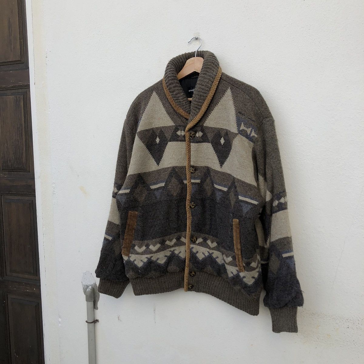 Japanese Brand VINTAGE ARNALDO BASSINI ITALIAN NAVAJO DESIGN Size US L / EU 52-54 / 3 - 2 Thumbnail