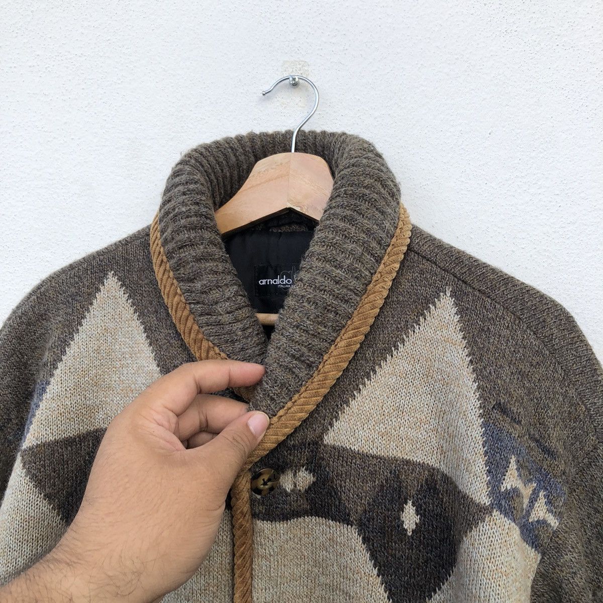 Japanese Brand VINTAGE ARNALDO BASSINI ITALIAN NAVAJO DESIGN Size US L / EU 52-54 / 3 - 8 Thumbnail