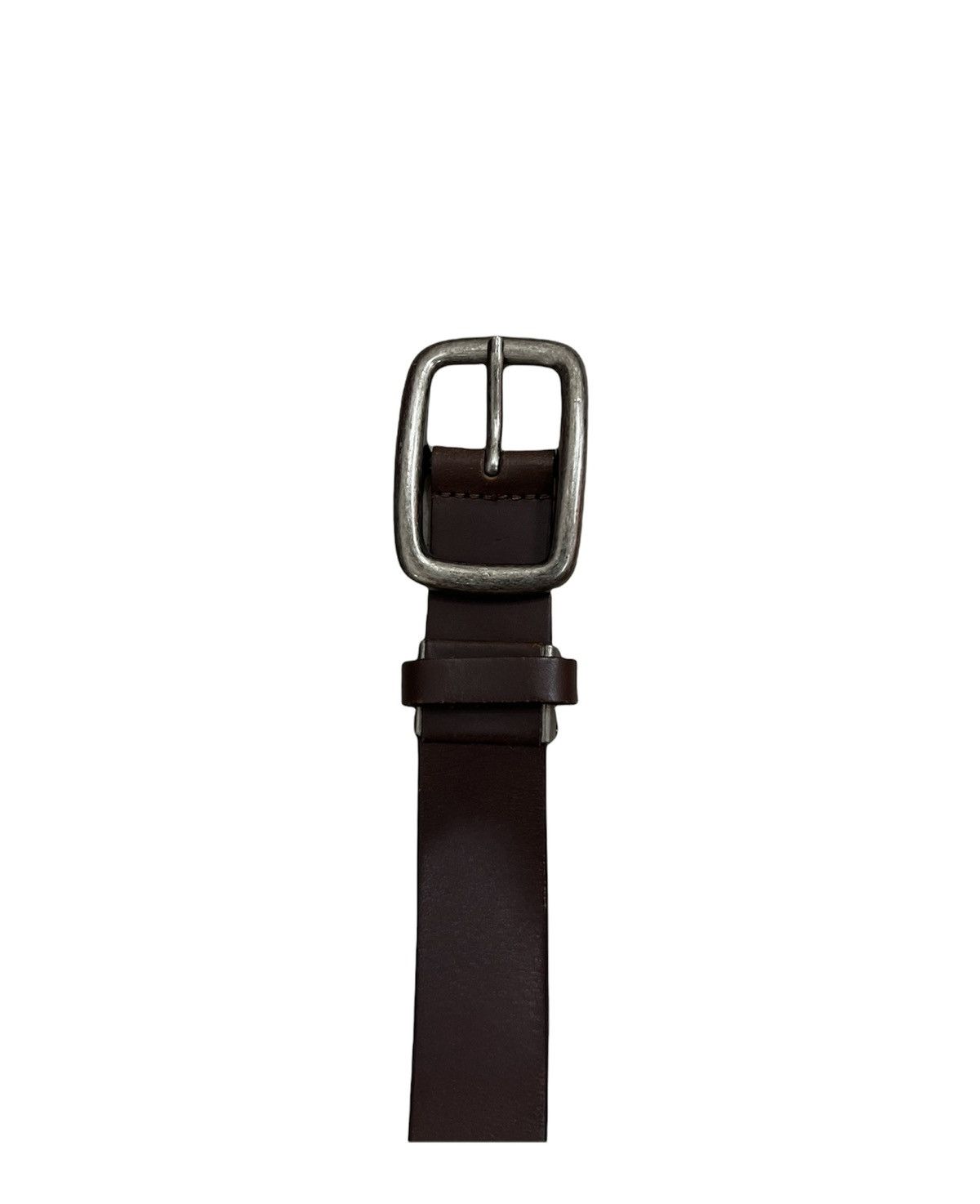 Leather × Vintage vintage Leather Buckle Belt Size ONE SIZE - 2 Thumbnail