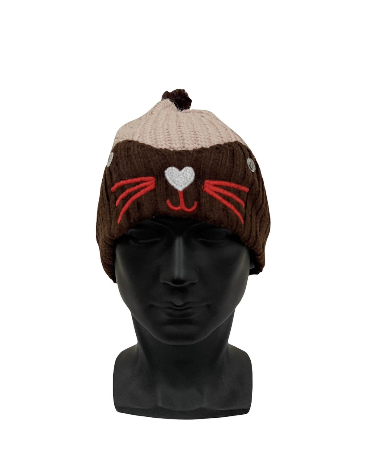 Vintage vintage anime Cartoon Beanie Hat Size ONE SIZE - 1 Thumbnail