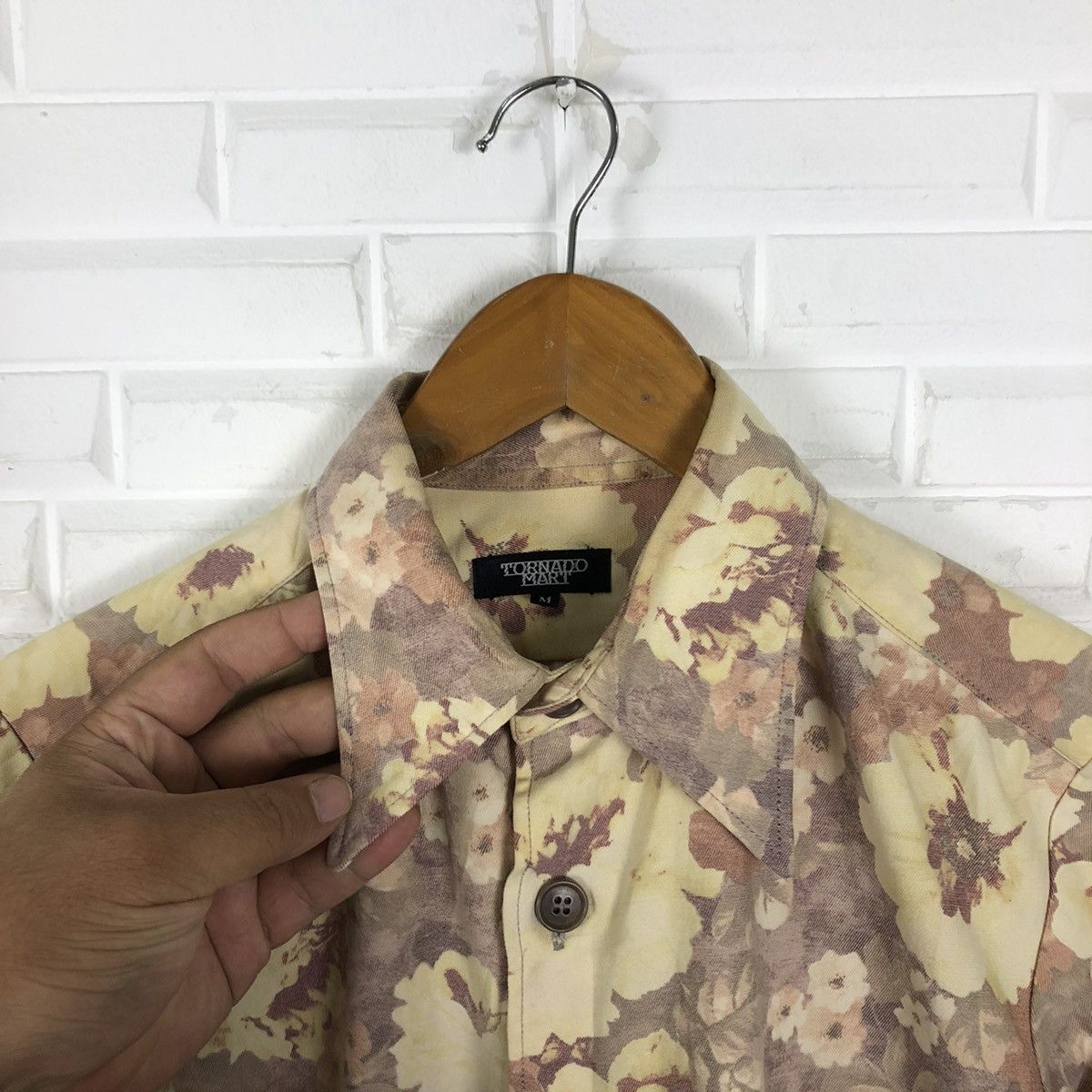 Japanese Brand FULLPRINT FLOWER BUTTON JACKET TORNADO MART FABRIC OF JAPAN Size US M / EU 48-50 / 2 - 6 Thumbnail