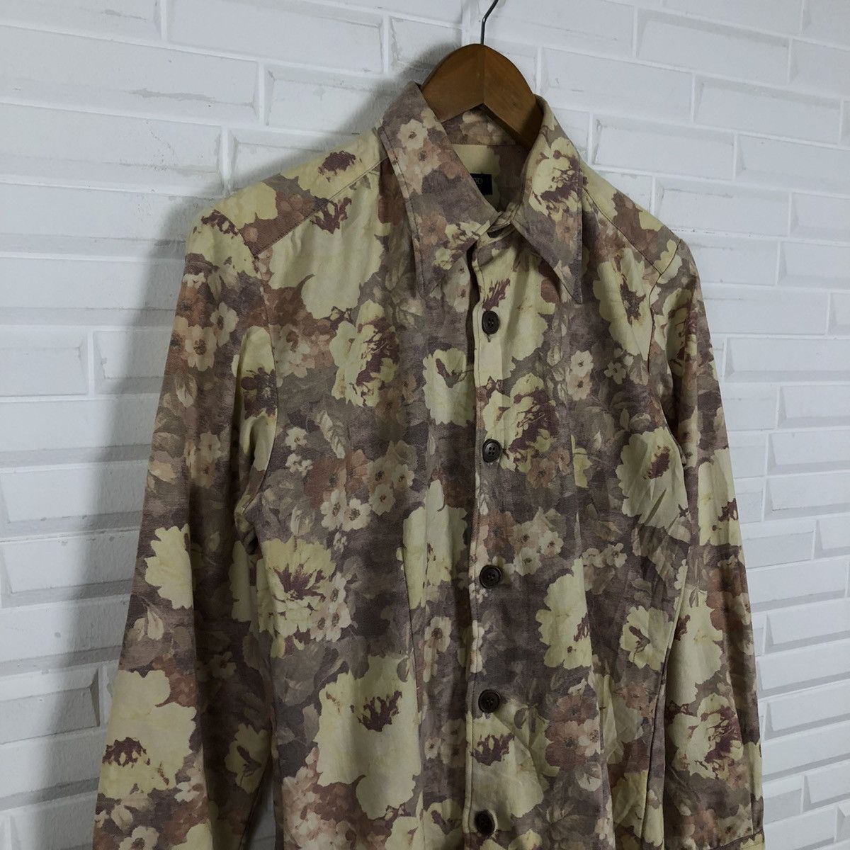 Japanese Brand FULLPRINT FLOWER BUTTON JACKET TORNADO MART FABRIC OF JAPAN Size US M / EU 48-50 / 2 - 5 Thumbnail