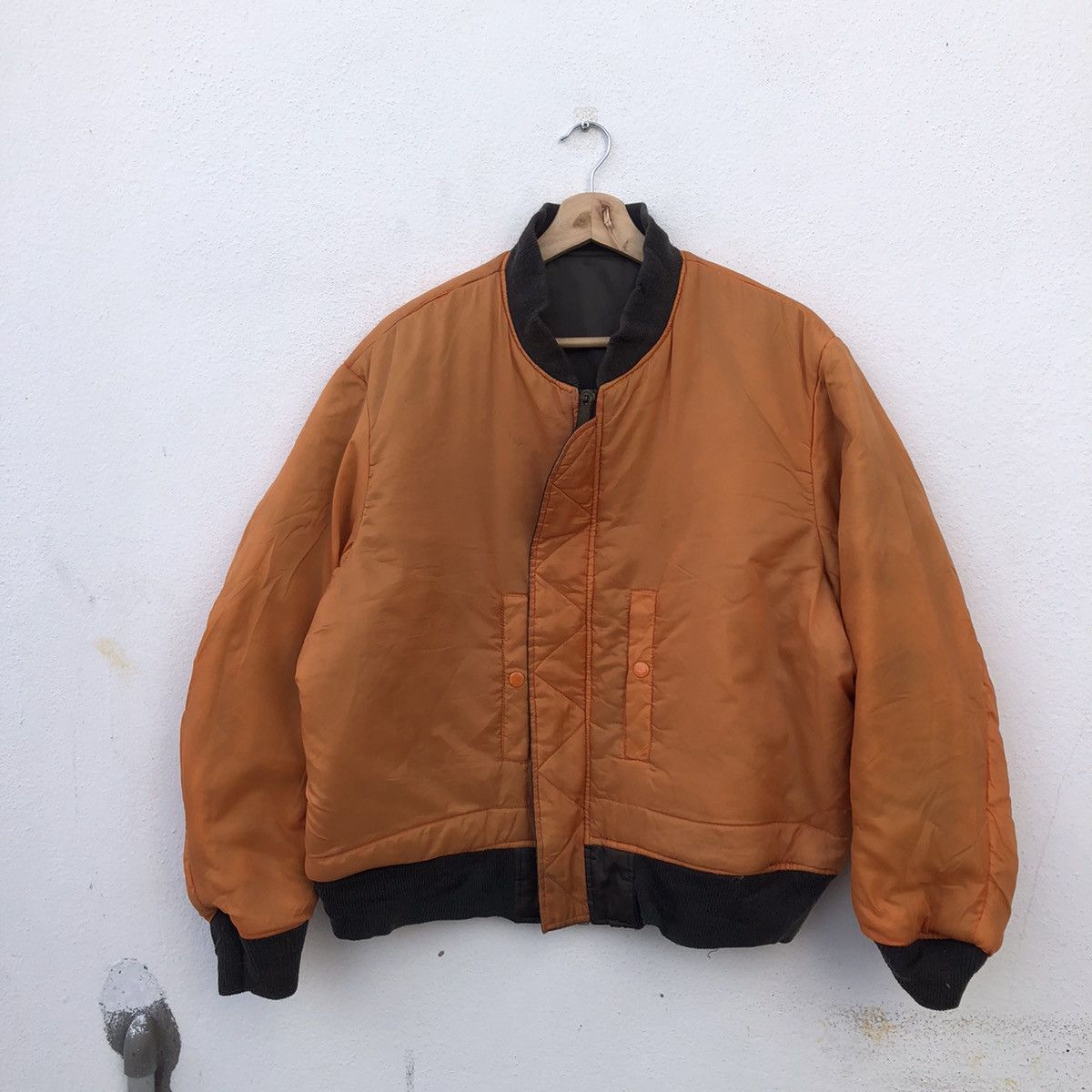 Japanese Brand VINTAGE REVERSIBLE BOMBER JACKET TURKEY BEAR Size US M / EU 48-50 / 2 - 7 Thumbnail
