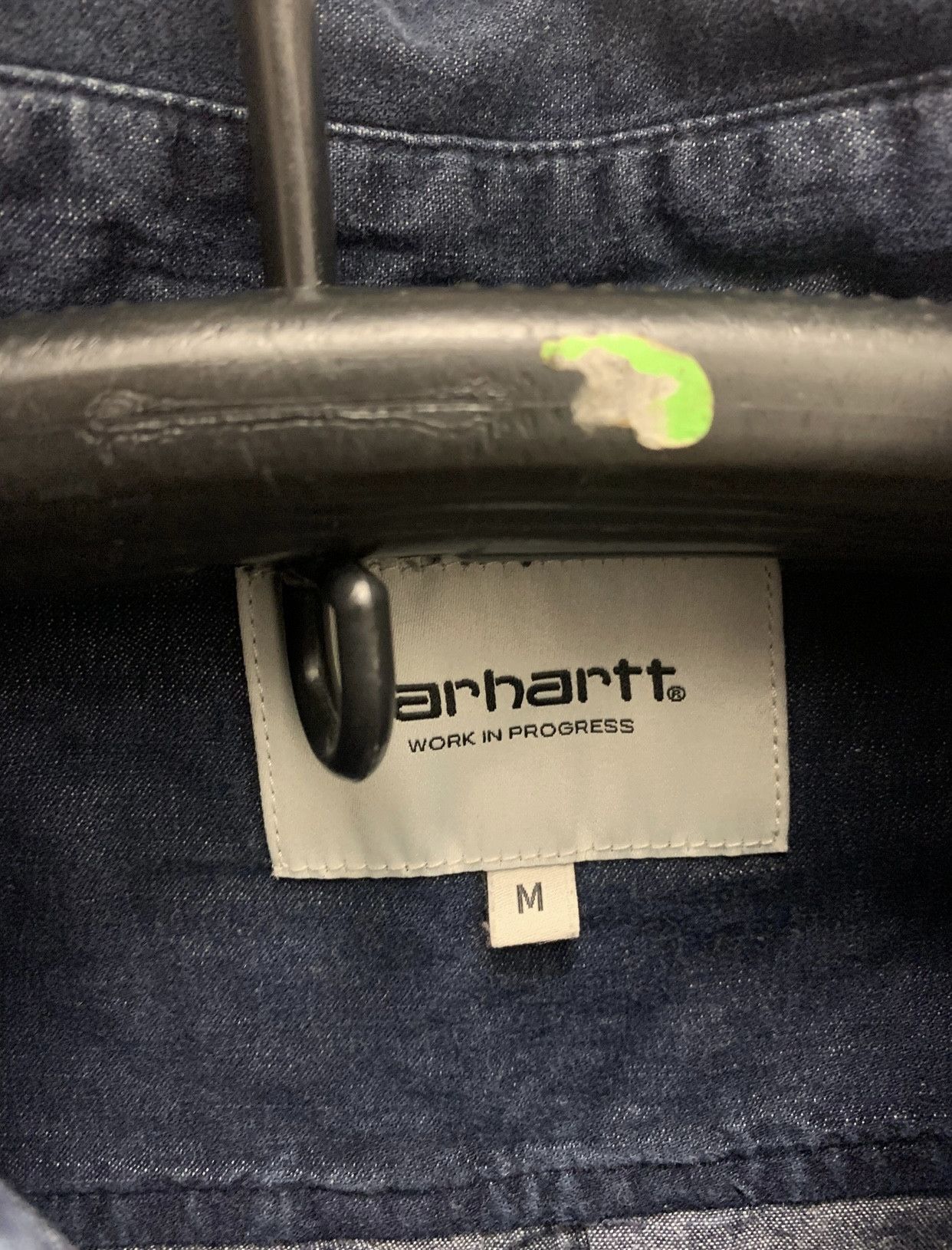 Carhartt Carhartt vintage denim streetwear shirt M navy blue Size US M / EU 48-50 / 2 - 3 Thumbnail