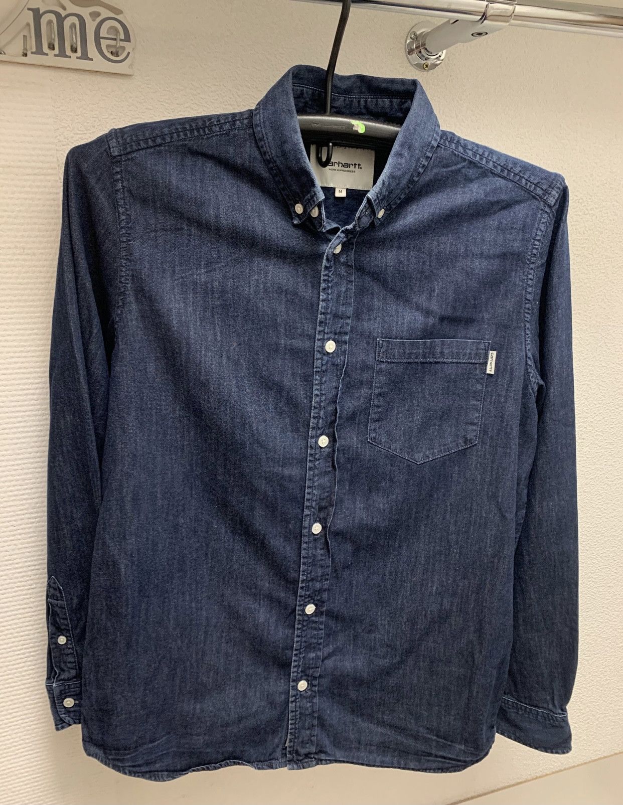 Carhartt Carhartt vintage denim streetwear shirt M navy blue Size US M / EU 48-50 / 2 - 1 Thumbnail