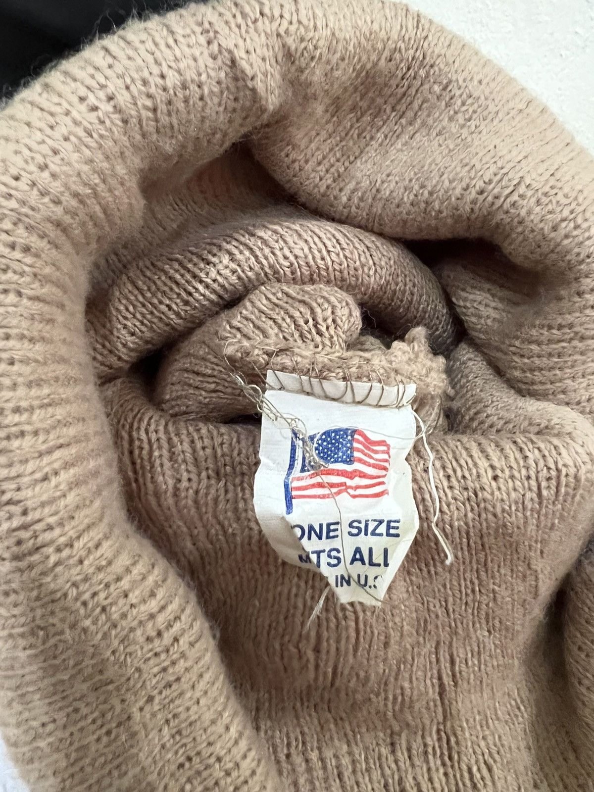 Vintage vintage Plain Made In USA Beanie Hat Size ONE SIZE - 5 Thumbnail
