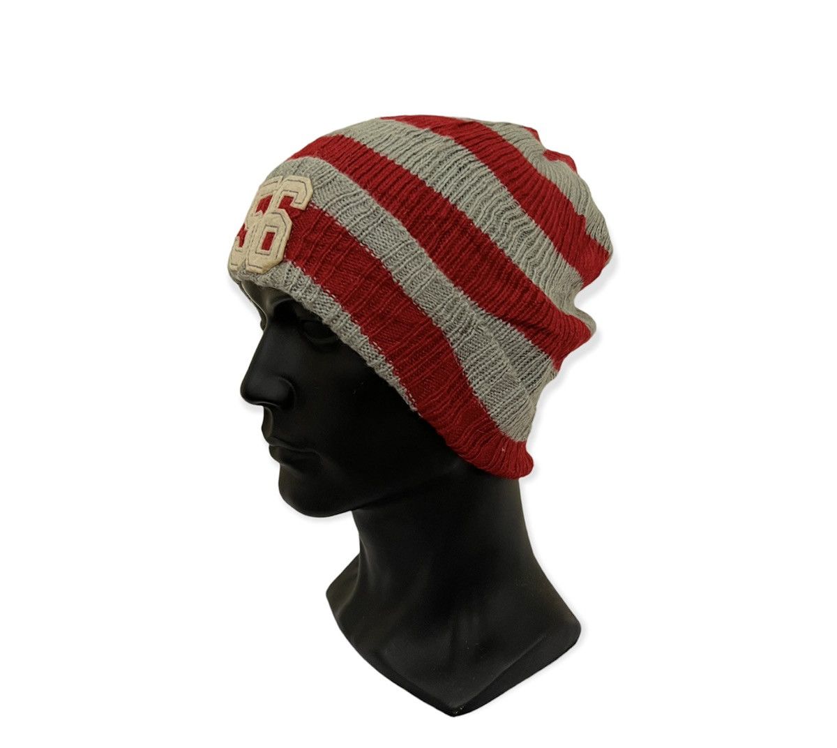 Other Vintage Striped Design Beanie Hat Size ONE SIZE - 2 Thumbnail
