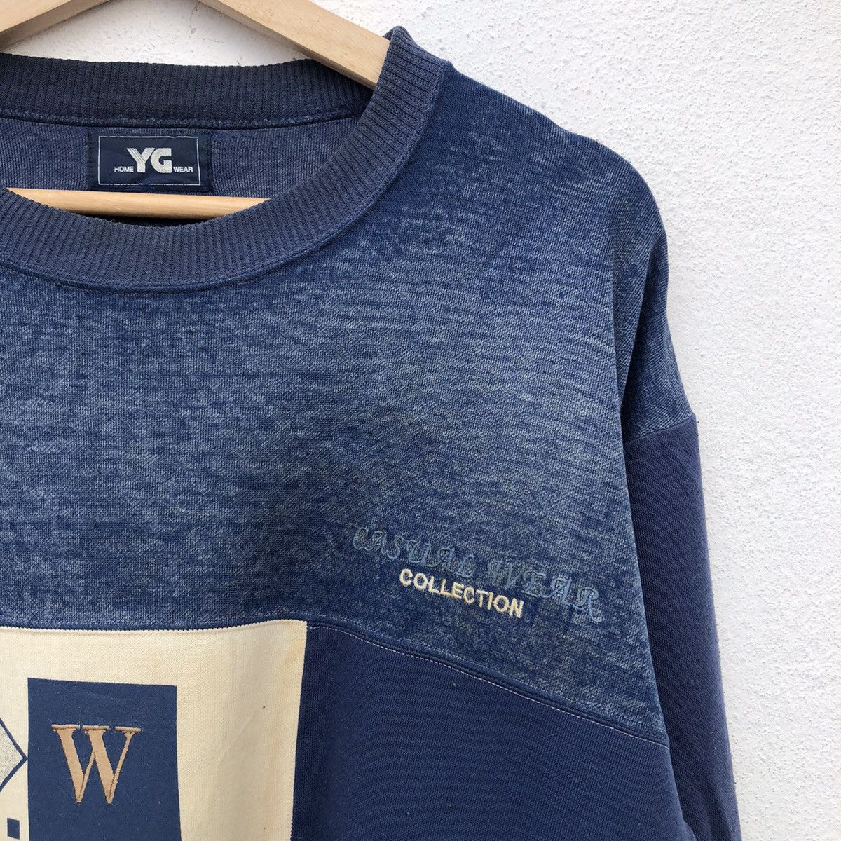 Japanese Brand VINTAGE SWEATSHIRT HOME YG WEAR INSPIRED BY BLUE BLUE JAPAN Size US M / EU 48-50 / 2 - 4 Thumbnail