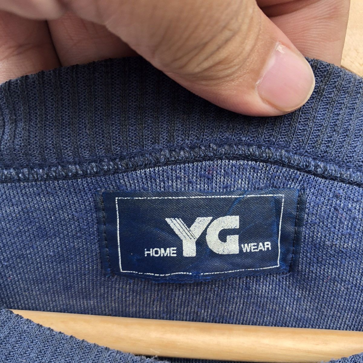 Japanese Brand VINTAGE SWEATSHIRT HOME YG WEAR INSPIRED BY BLUE BLUE JAPAN Size US M / EU 48-50 / 2 - 7 Thumbnail