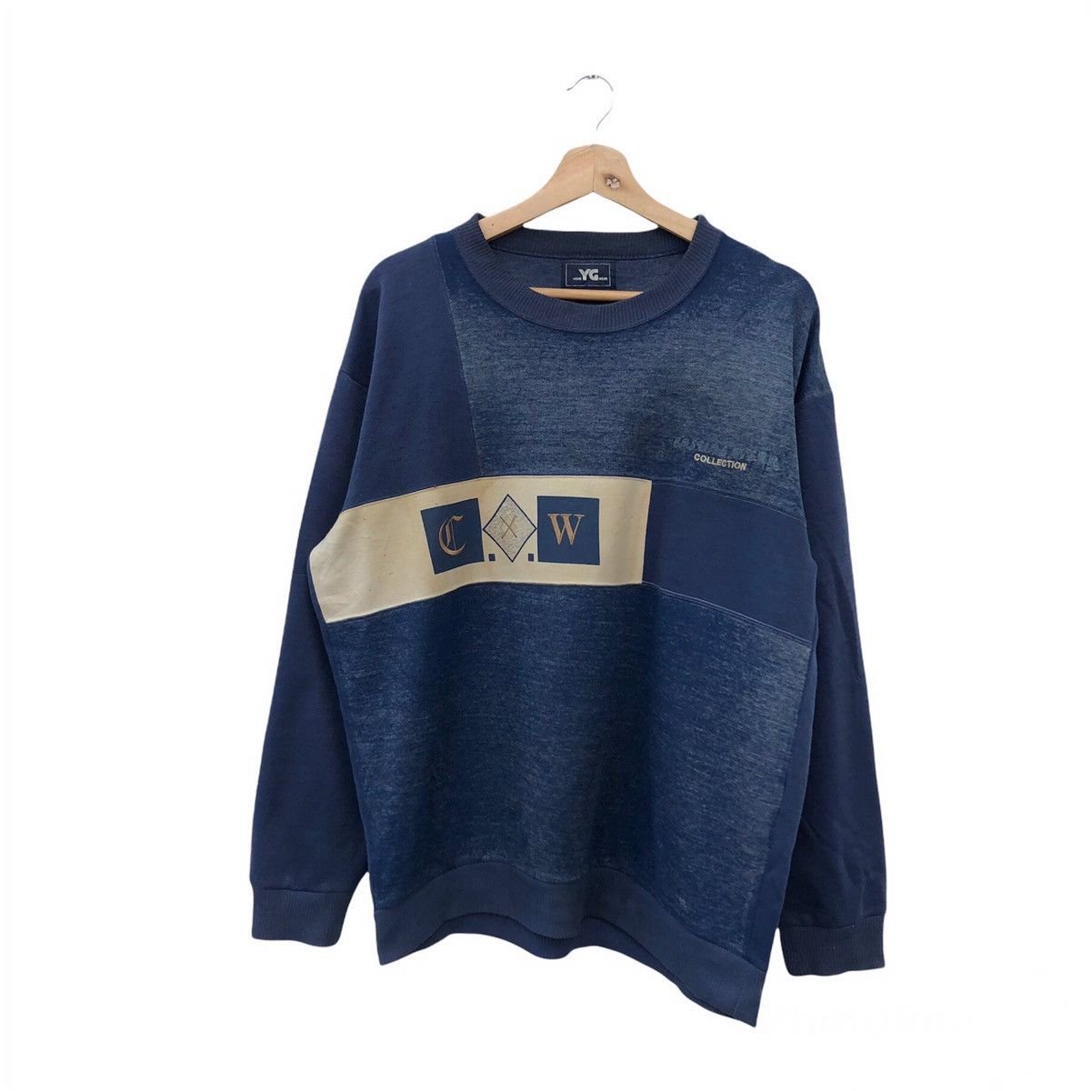 Japanese Brand VINTAGE SWEATSHIRT HOME YG WEAR INSPIRED BY BLUE BLUE JAPAN Size US M / EU 48-50 / 2 - 1 Thumbnail