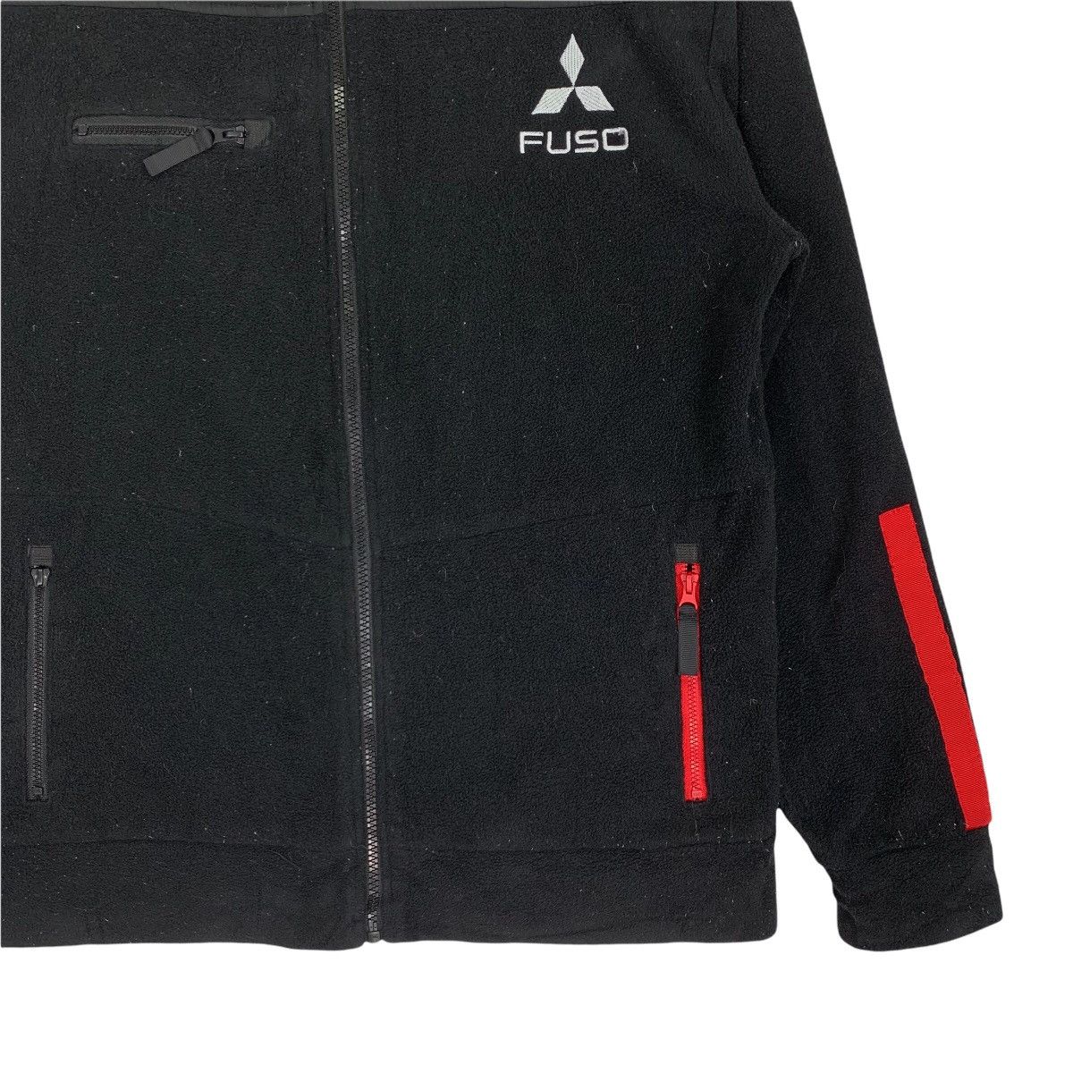 Japanese Brand Mitsubishi Fuso Racing Fleece Zipper Jacket Size US M / EU 48-50 / 2 - 3 Thumbnail