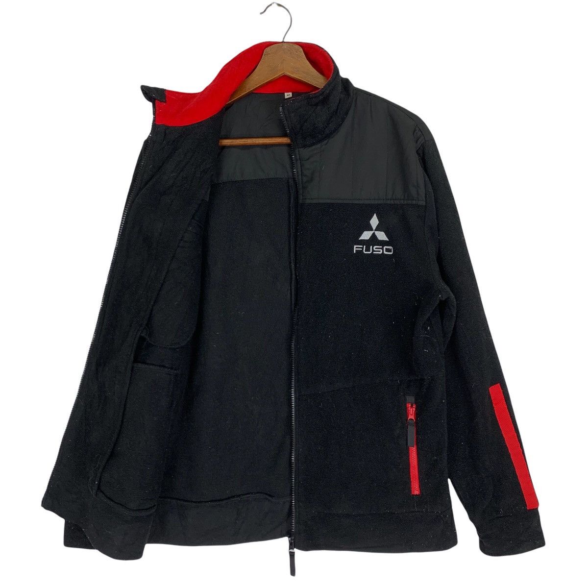 Japanese Brand Mitsubishi Fuso Racing Fleece Zipper Jacket Size US M / EU 48-50 / 2 - 4 Thumbnail