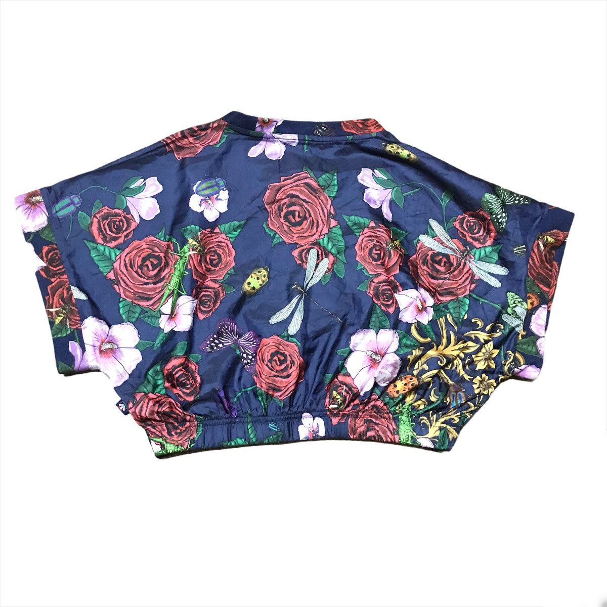 Adidas Adias BigLogo Full Print Flower Short Tee Size M / US 6-8 / IT 42-44 - 5 Thumbnail