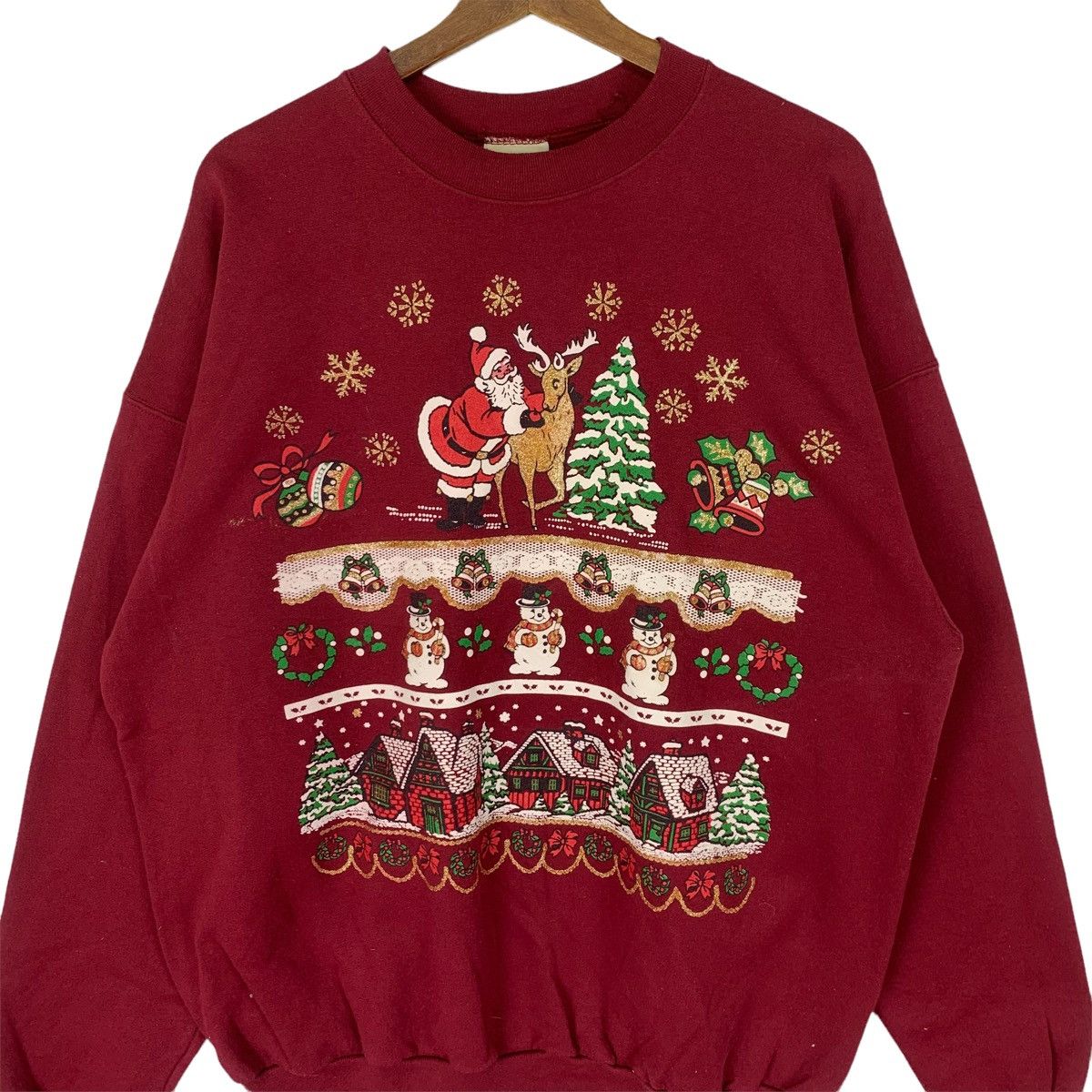 Other Vintage Briar Creek Christmas Full Print Sportswear Size US XL / EU 56 / 4 - 2 Thumbnail
