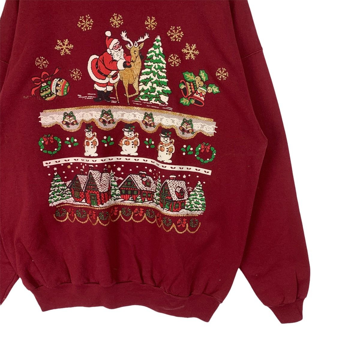 Other Vintage Briar Creek Christmas Full Print Sportswear Size US XL / EU 56 / 4 - 3 Thumbnail